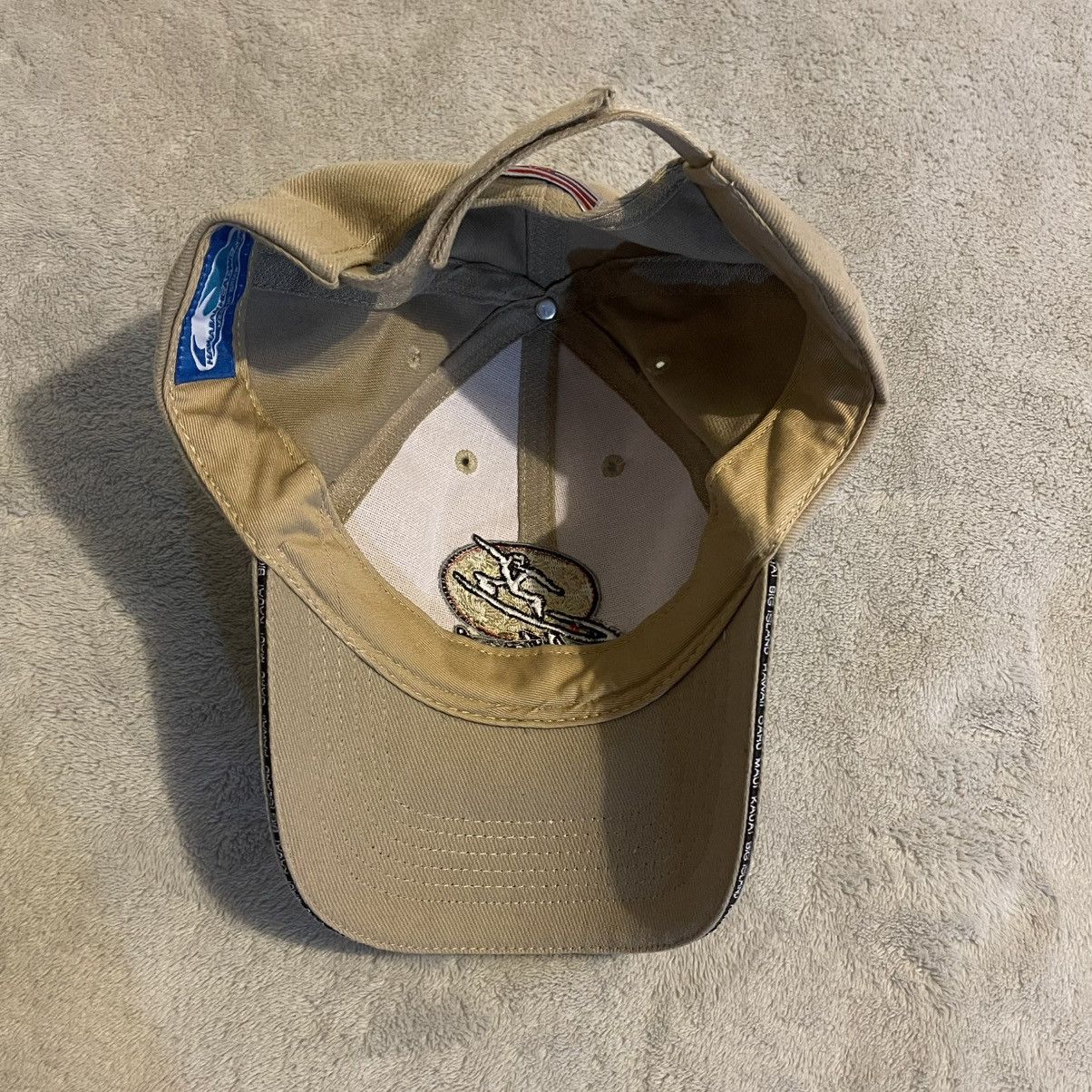 Other Maui Hawaii Hat Men One Size Beige Baseball Cap Embroidered Size ONE SIZE - 5 Thumbnail