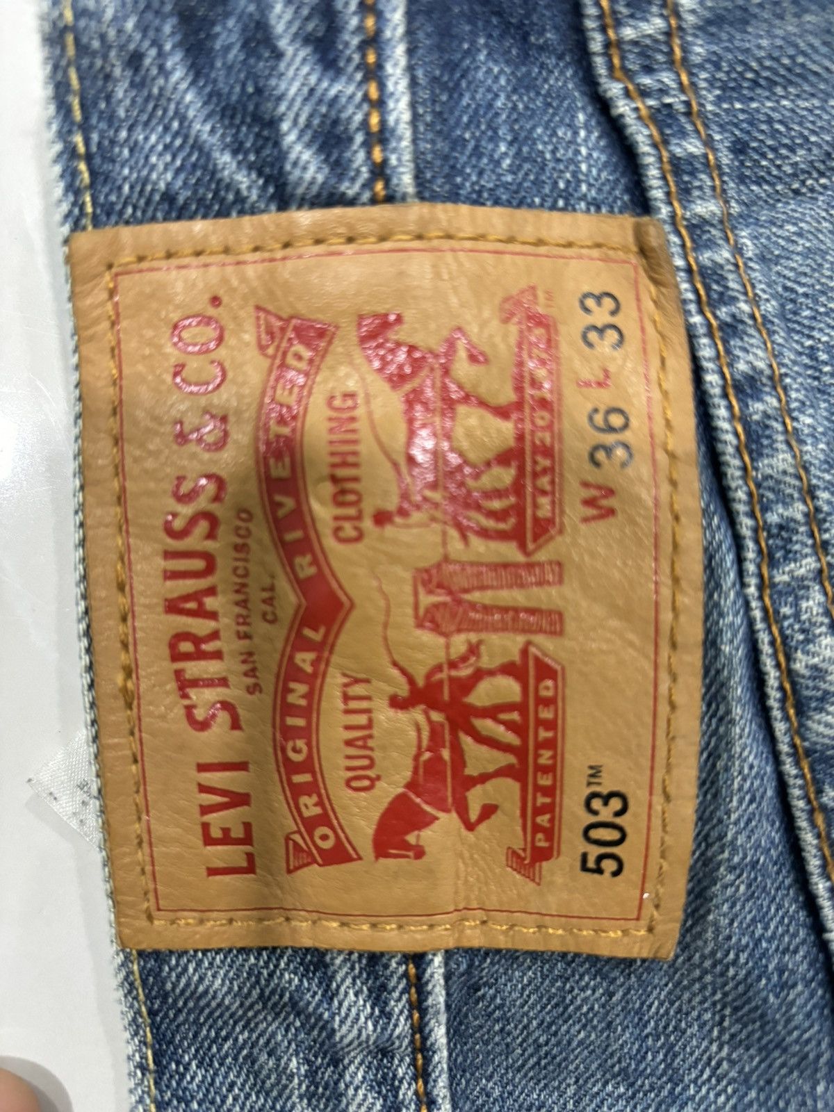Levi's × Levi's Vintage Clothing Levis Denim W36 L33 Size US 36 / EU 52 - 3 Thumbnail