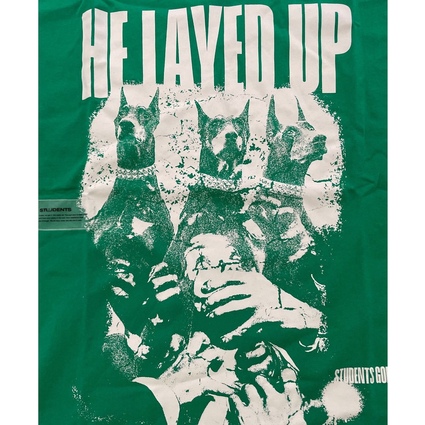 Students Students Golf T-Shirt "He Layed Up" Green Medium Streetwear Size US M / EU 48-50 / 2 - 1 Thumbnail