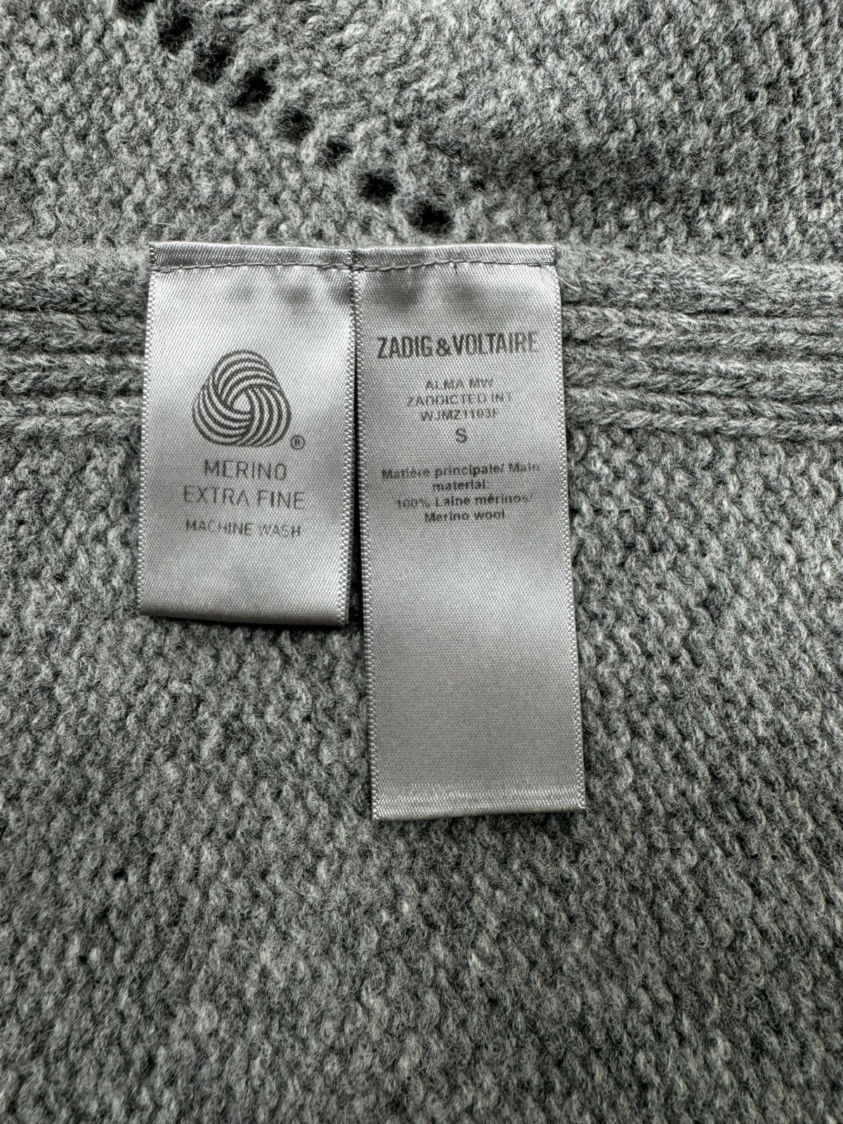 Zadig & Voltaire Zadig & Voltaire Zaddicted Wool Sweater size S Size S / US 4 / IT 40 - 12 Thumbnail