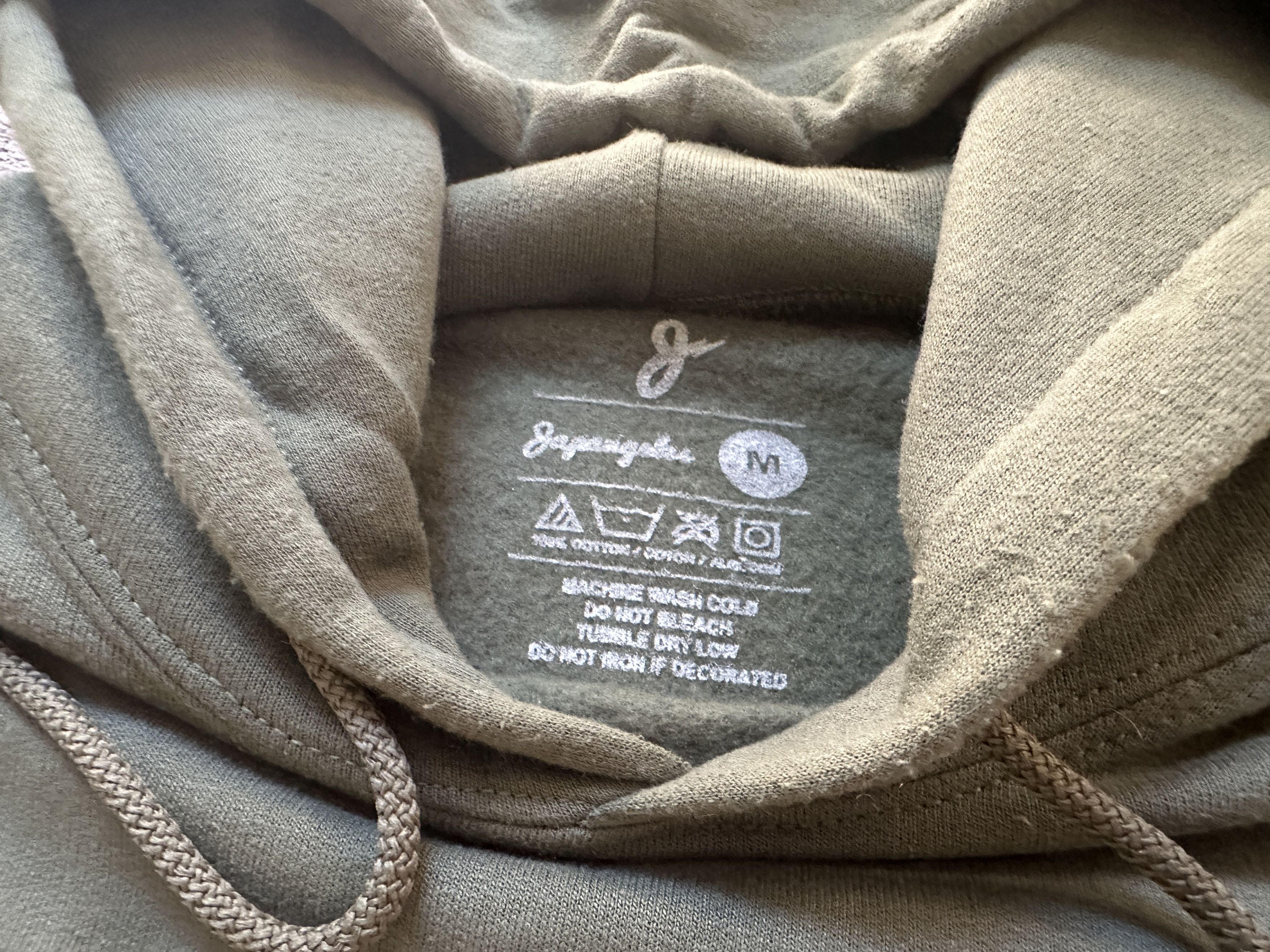 Japanese Brand Japangeles Pocket Hoodie - Army Green Size US M / EU 48-50 / 2 - 3 Thumbnail