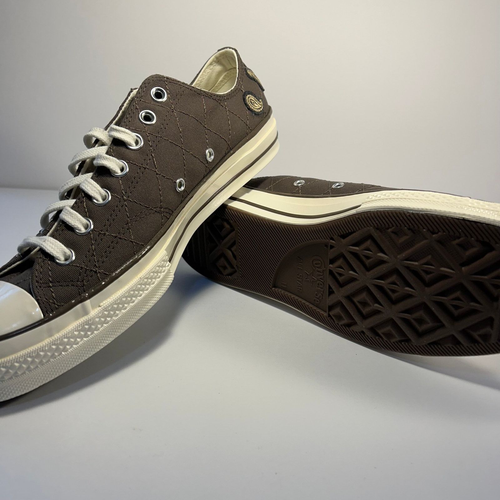 Converse Converse Chuck 70 Low embroidered sneakers Brown M11 W13 Size US 11 / EU 44 - 5 Thumbnail