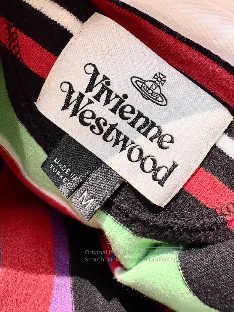Vivienne Westwood Vivienne Westwood Colorful striped Saturn Polo neck sweate Size M / US 6-8 / IT 42-44 - 6 Thumbnail