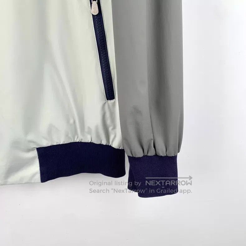 Brunello Cucinelli Brunello Cucinelli Color Blocked Nylon Hooded Zip Long Sle Size US M / EU 48-50 / 2 - 4 Thumbnail