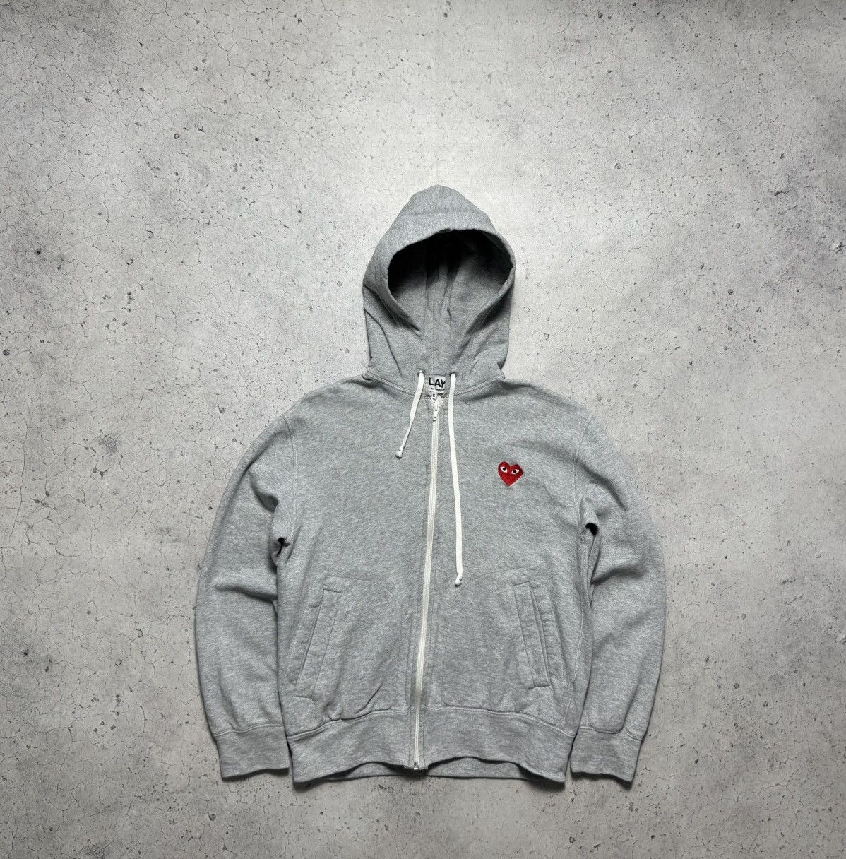 Comme des Garcons PLAY Play Comme des Garcons Love Full Zip Hoodie Size S Size US S / EU 44-46 / 1 - 2 Thumbnail
