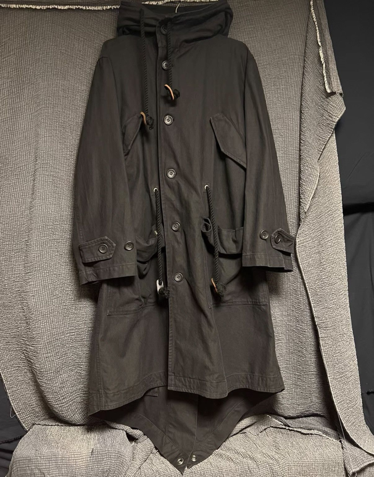 Yohji Yamamoto Yohji Yamamoto 20SS Ys Coat Washed Coat Size US M / EU 48-50 / 2 - 3 Thumbnail