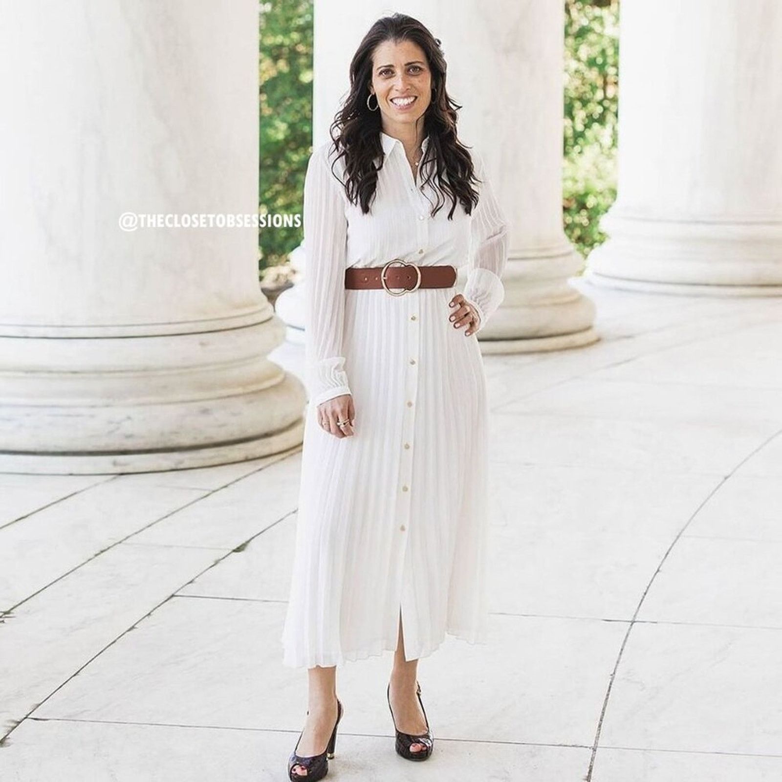 Zara ZARA Pleated Midi Dress Size L / US 10 / IT 46 - 11 Thumbnail