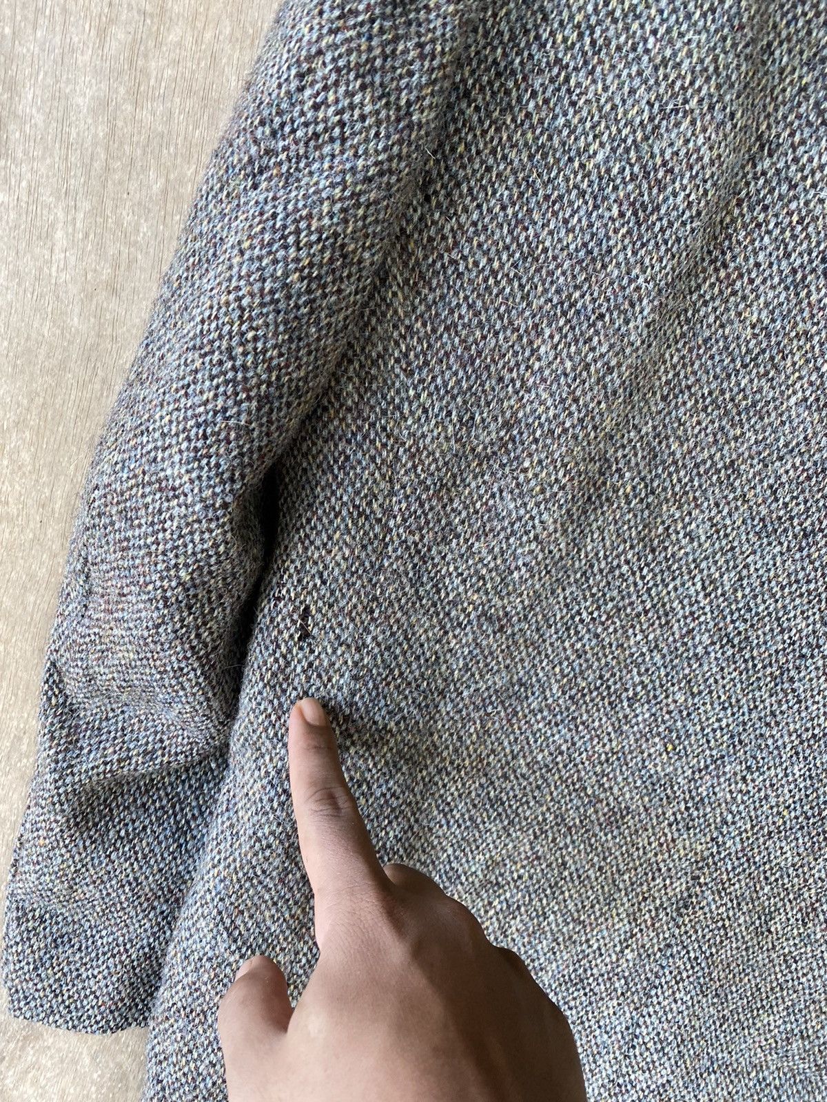 Harris Tweed × Vintage 👘SALE👘VINTAGE 70S ACEDE X HARRIS TWEED VINTAGE WOOL BLAZERS Size US L / EU 52-54 / 3 - 7 Thumbnail