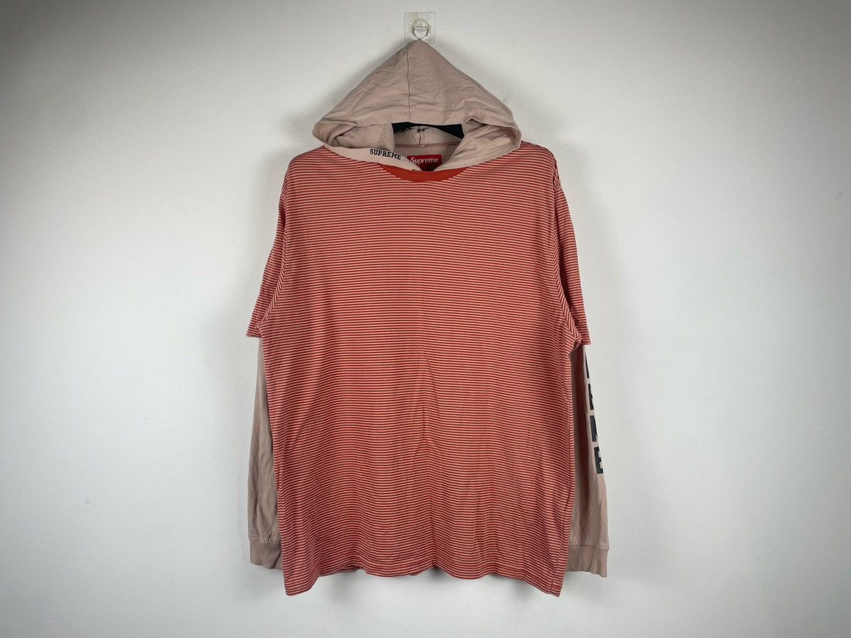 Supreme Supreme 24SS Layered Hooded Long-Sleeves Tee Size US L / EU 52-54 / 3 - 5 Thumbnail