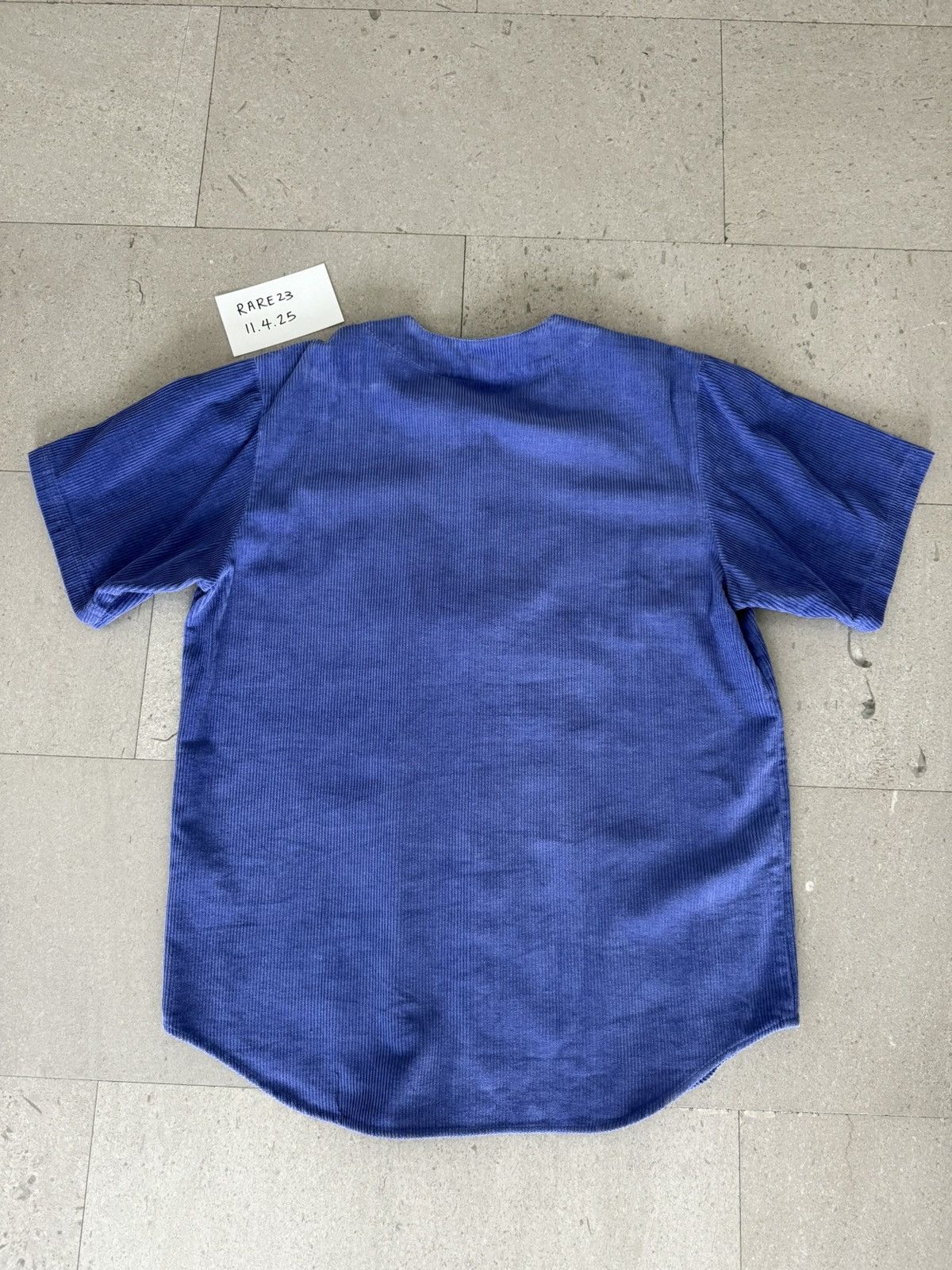 Supreme Supreme SS18 Corduroy Baseball jersey in dusty purple Size US L / EU 52-54 / 3 - 3 Thumbnail
