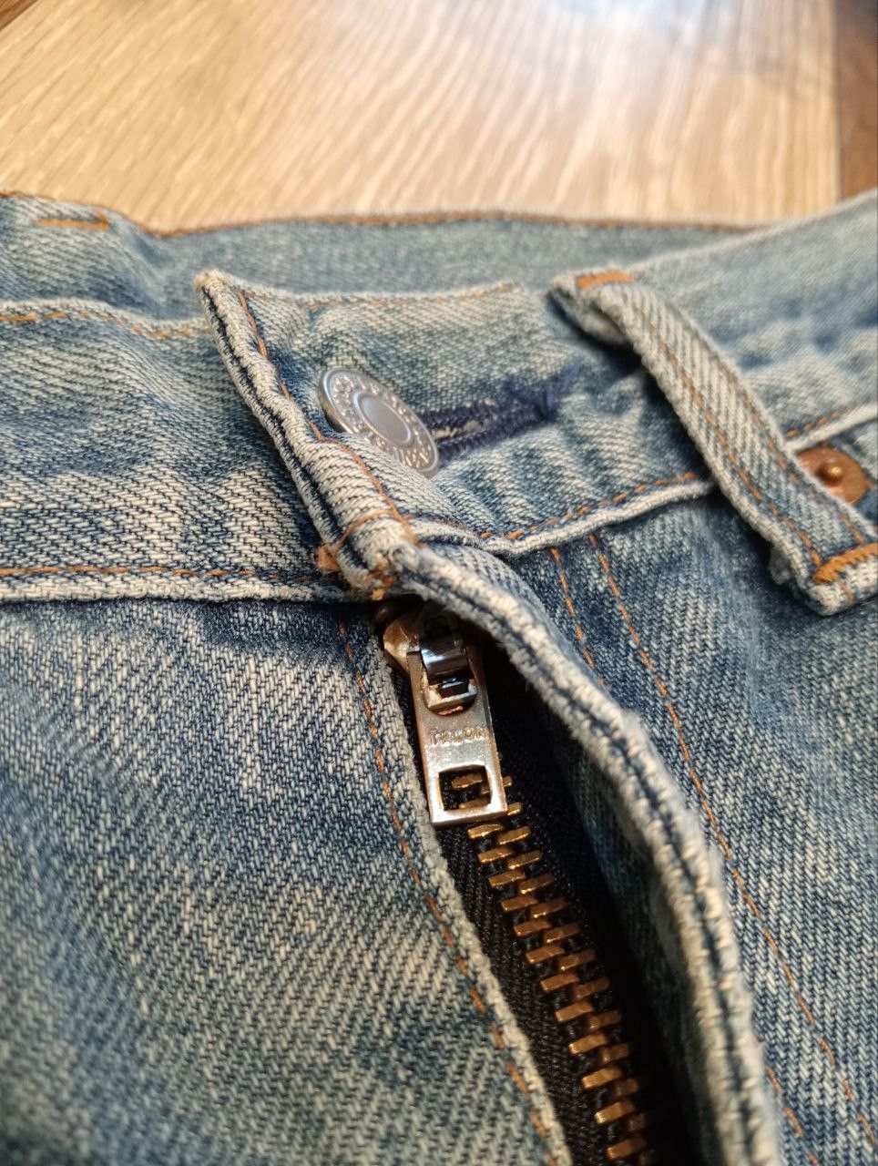 Levi's Vintage Clothing VINTAGE LEVI'S 502XX HIDDEN RIVETS CAPITAL E SELVEDGE JEANS Size US 29 - 4 Thumbnail