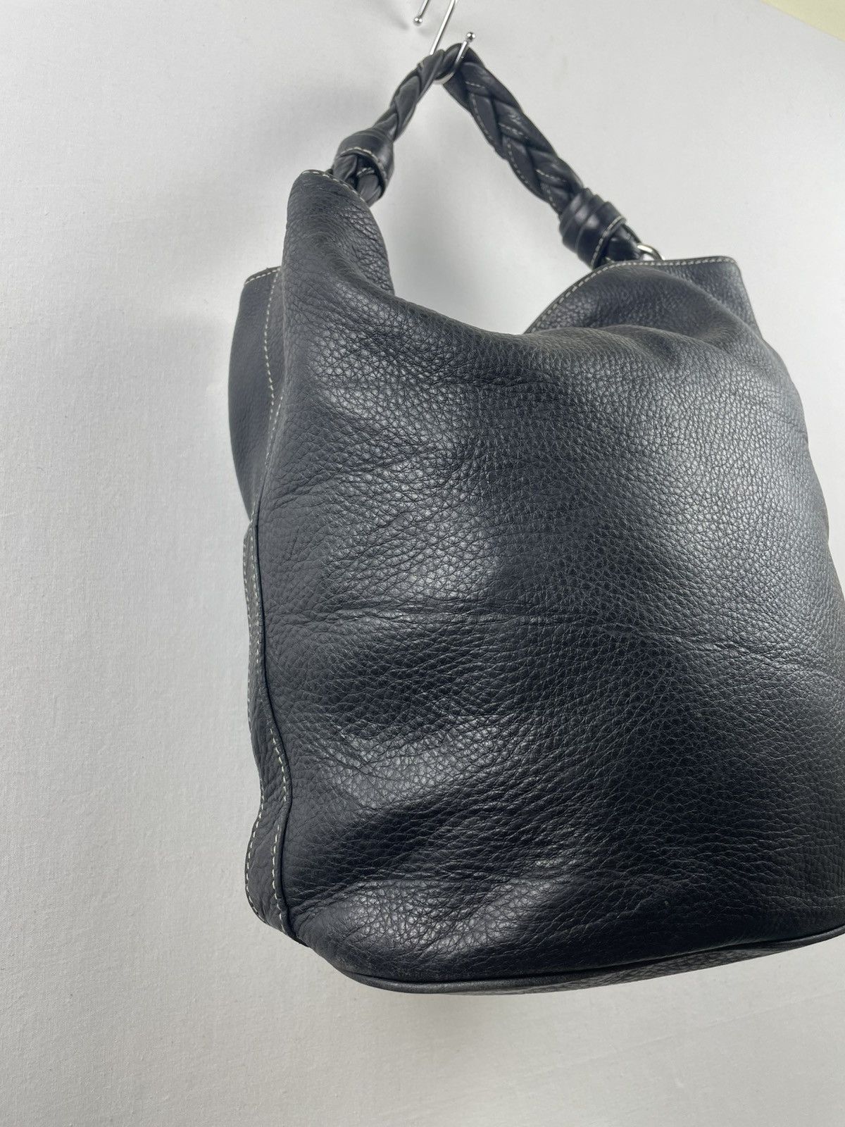 Polo Ralph Lauren Vintage Ralph Lauren Soft Black Leather Hobo Bag Size ONE SIZE - 2 Thumbnail