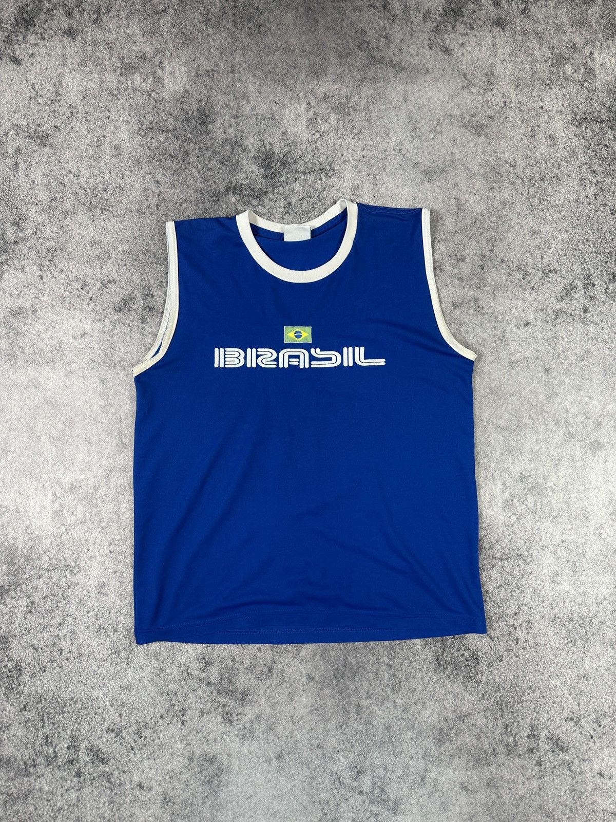 Vintage Vintage 90s Brazil Soccer Jersey Tank Top Streetwear Rare M Size US M / EU 48-50 / 2 - 1 Thumbnail