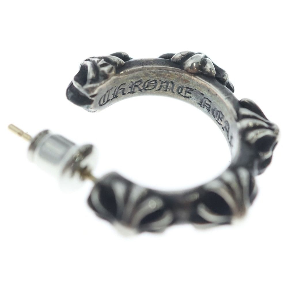 Chrome Hearts Chrome Hearts Silver Hoop Cross Earring Size ONE SIZE - 5 Thumbnail