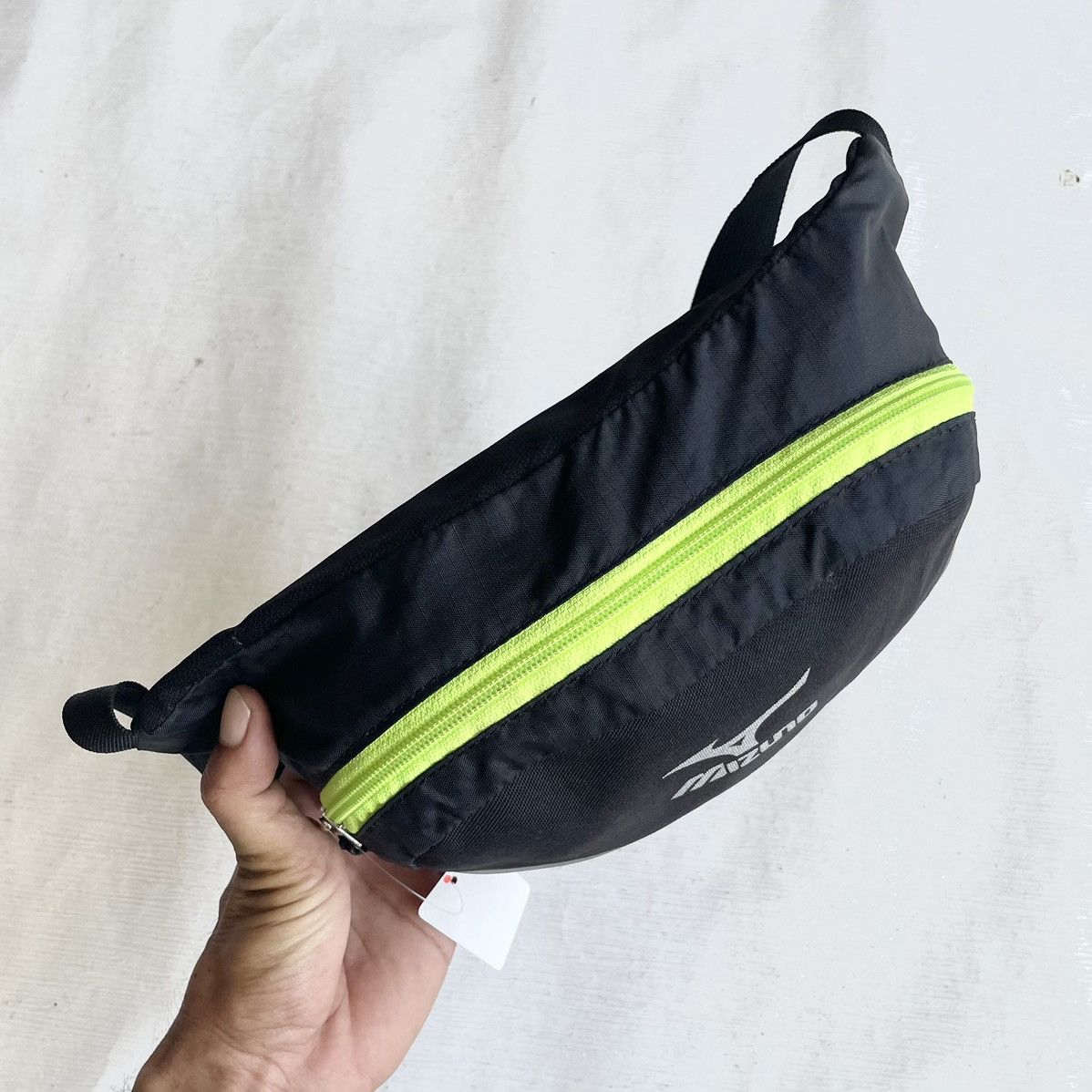 Mizuno Mizuno Black Green Waist Bag Size ONE SIZE - 5 Thumbnail