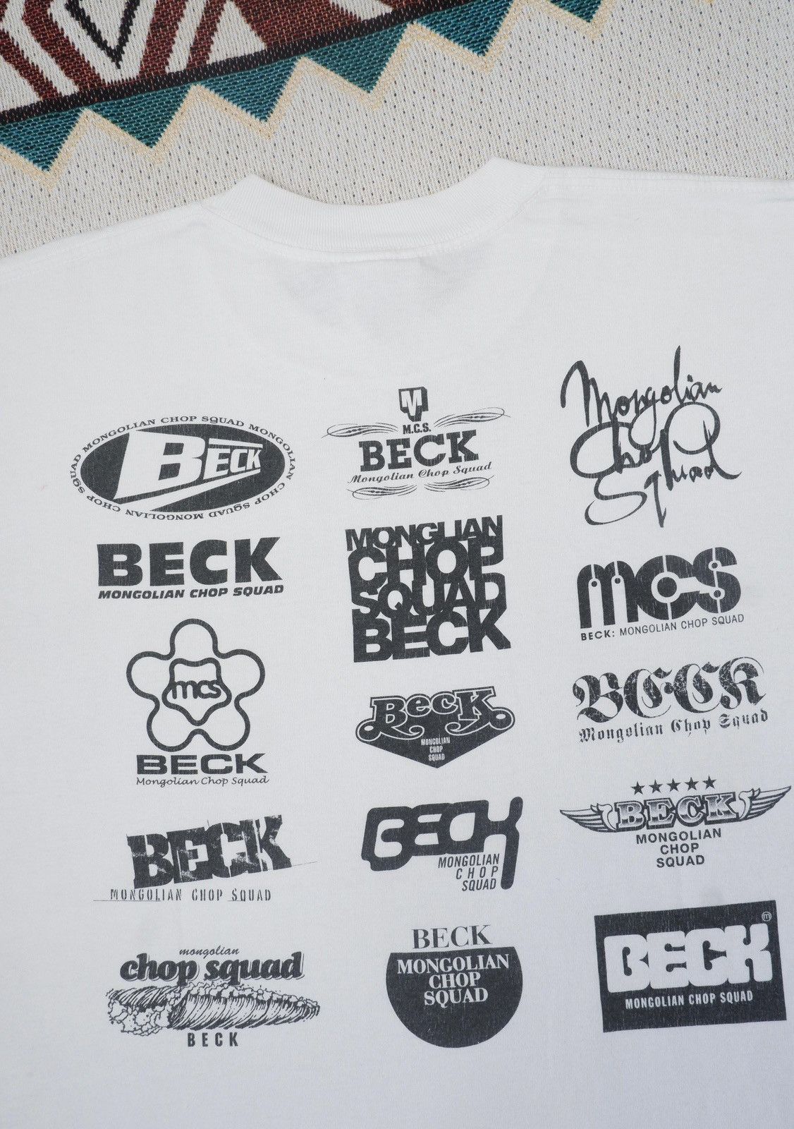Band Tees BECK (MONGOLIA CHOP SQUAD ) VERY RARE ARTWORK Size US M / EU 48-50 / 2 - 2 Thumbnail