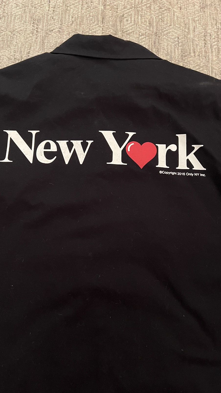 Only NY OnlyNy black I love New York jacket Size US M / EU 48-50 / 2 - 3 Thumbnail