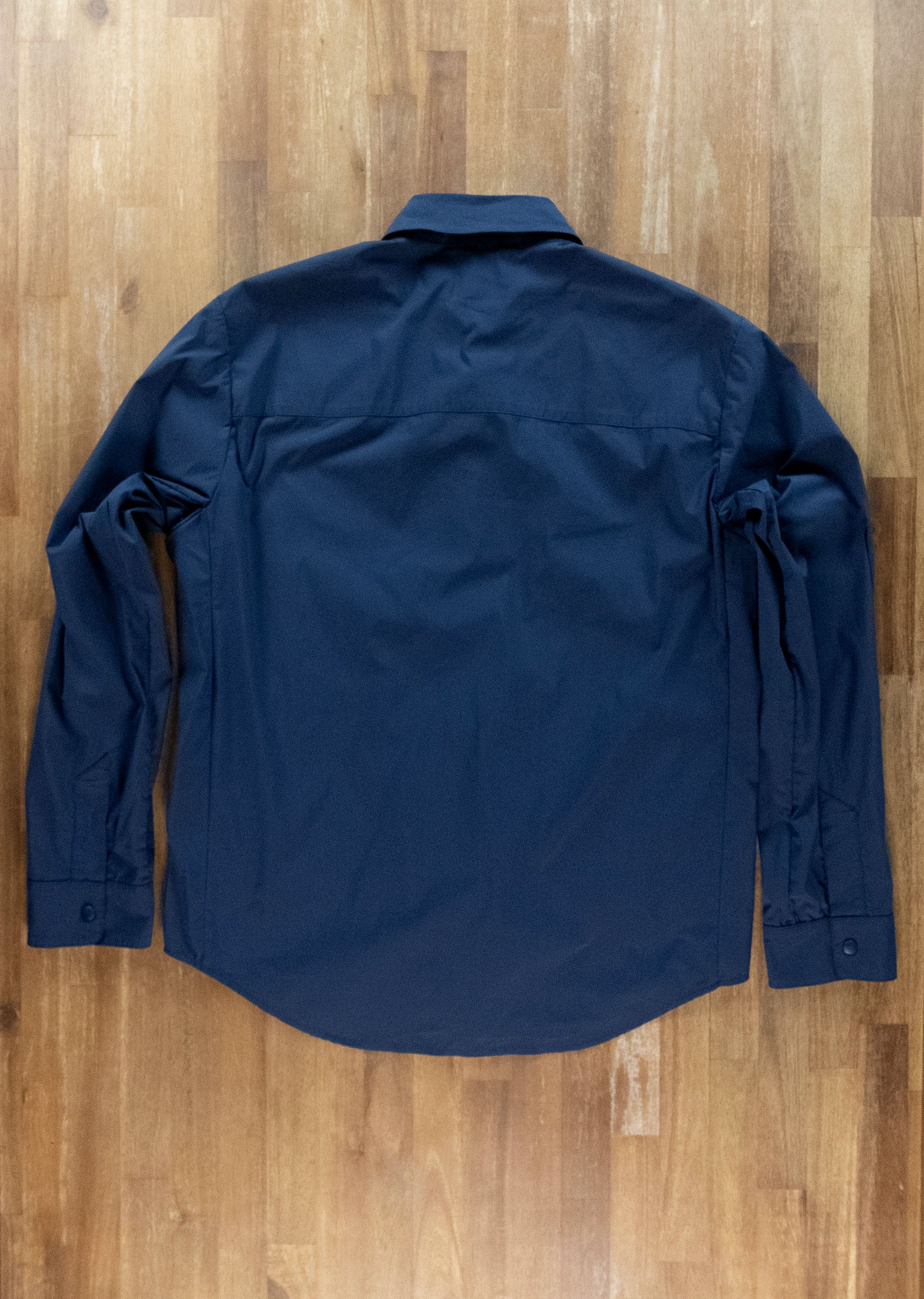 Aspesi ASPESI Arch solid blue cotton blend shirt Medium Size US M / EU 48-50 / 2 - 14 Thumbnail