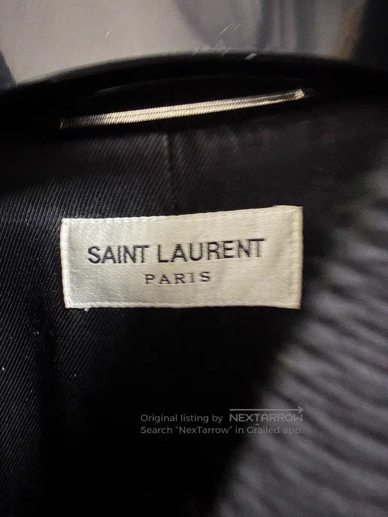 Saint Laurent Paris Saint Laurent Paris Chanel Inspired Woolen Baseball Jacket Size US L / EU 52-54 / 3 - 2 Thumbnail