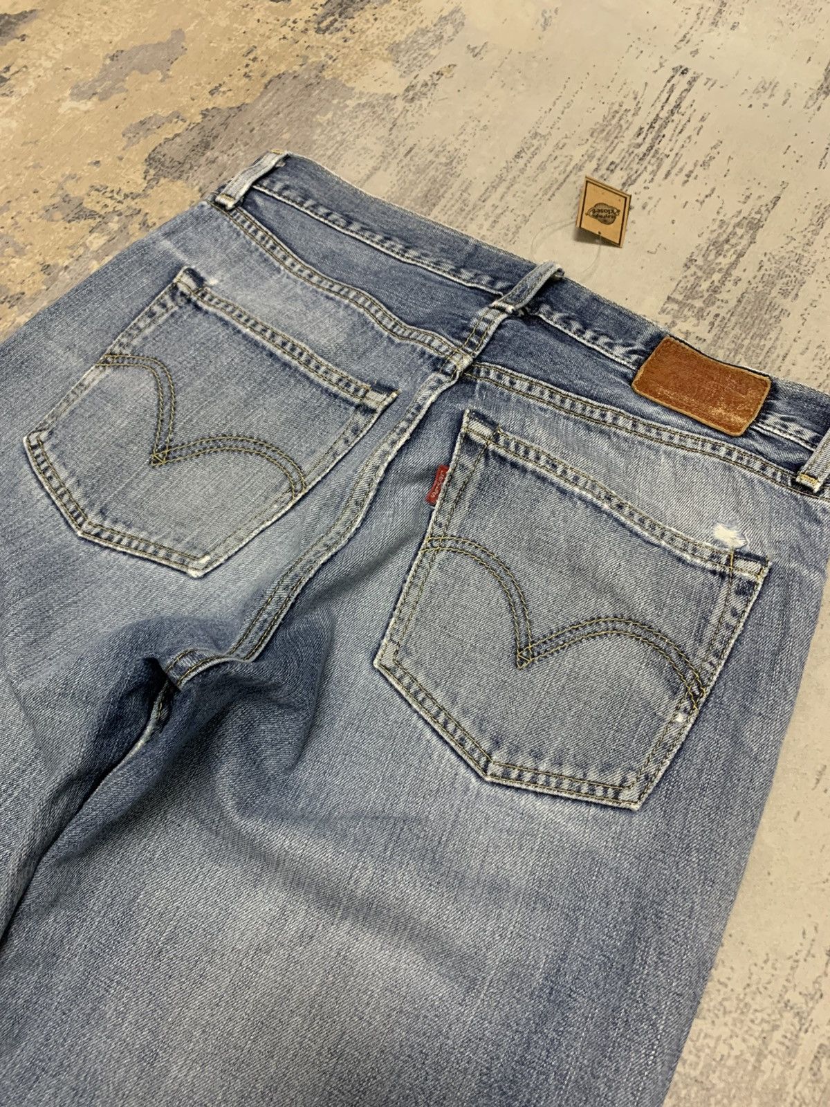 Levi's Levi's 502 Baggy Blue Wash Distressed Jeans W32x30 Size US 32 / EU 48 - 9 Thumbnail
