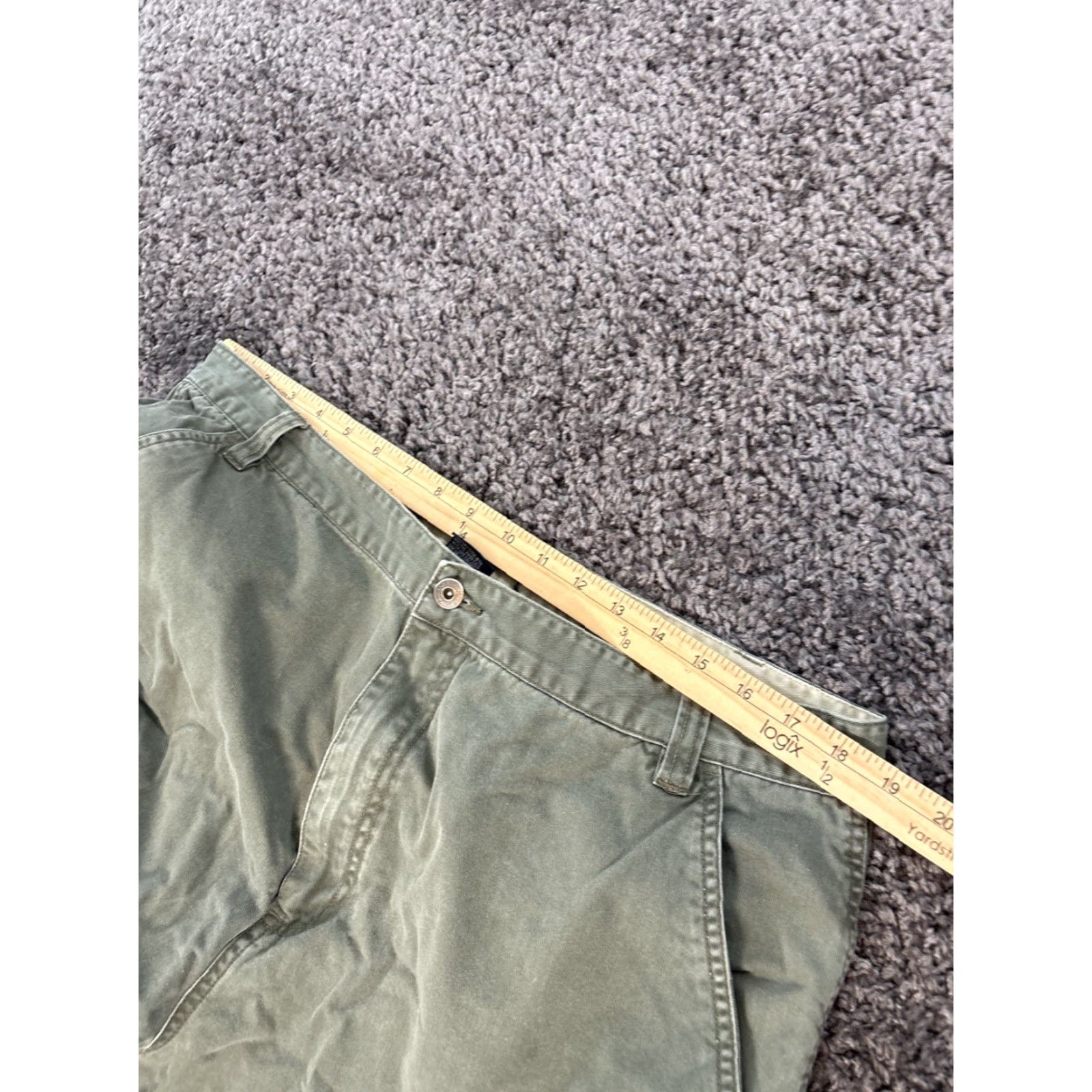 J Brand VINTAGE Plugg Cargo Pants Baggy Carpenter Grunge 34x28 Green Men Pants 34 Inseam 28 Sustainable? Size US 34 / EU 50 - 4 Thumbnail