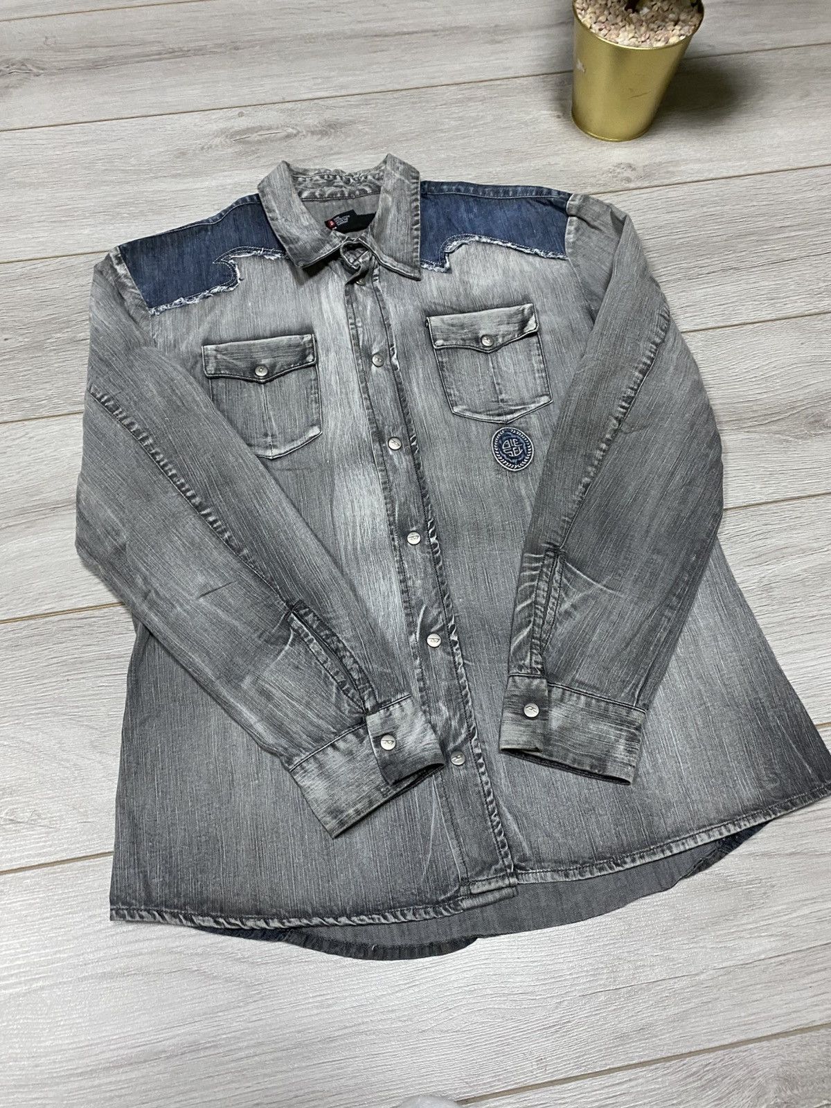 Diesel Diesel vintage western style cowboy denim shirt buttons up Size US M / EU 48-50 / 2 - 10 Thumbnail