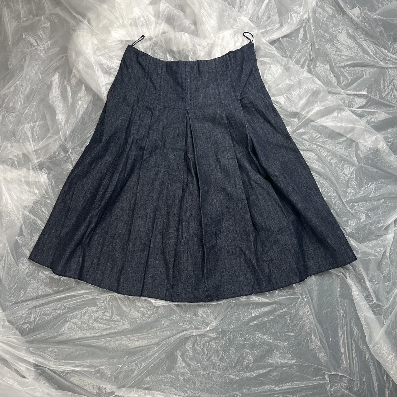 Prada Denim Prada Distressed Skirt Size 26" / US 2 / IT 38 - 5 Thumbnail