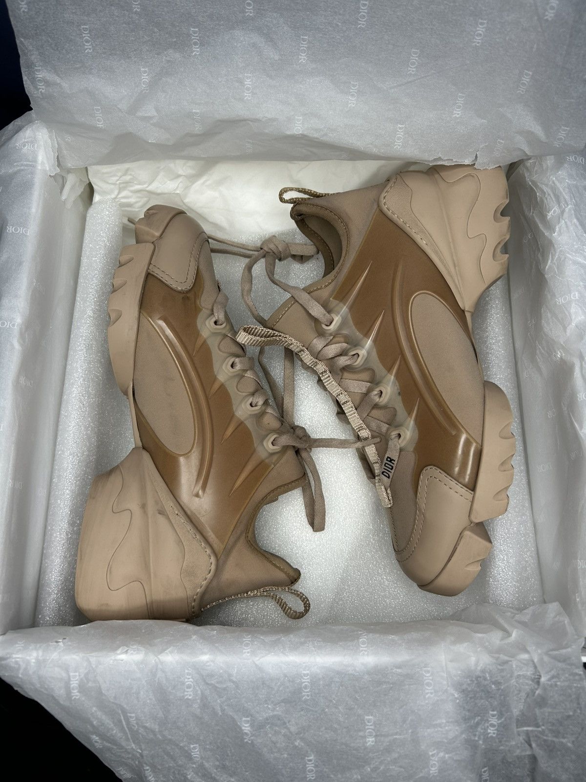 Dior Christian Dior D-Connect Nude Women's Size 36 EU / 6 US Size US 6 / IT 36 - 10 Thumbnail