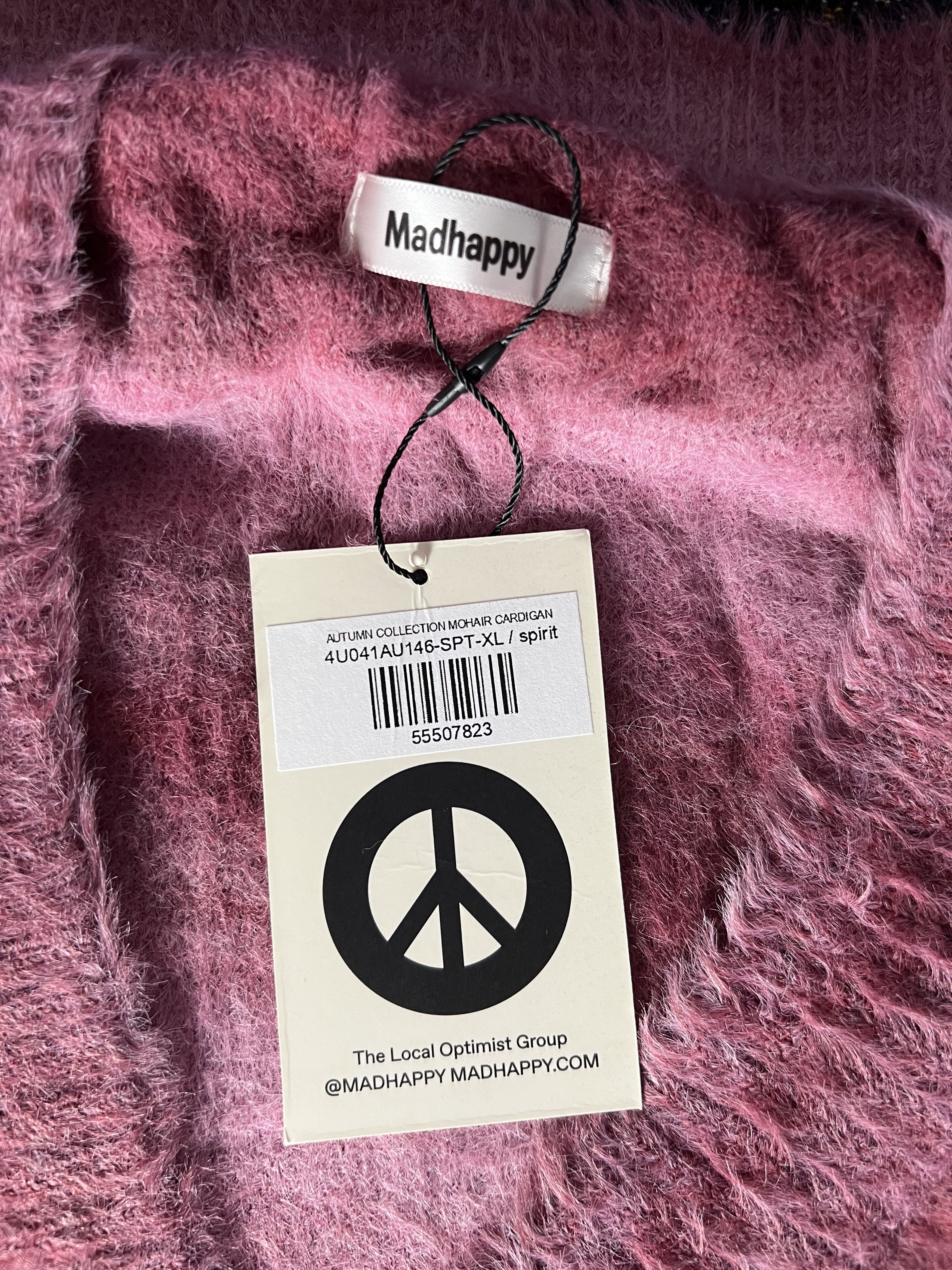 Madhappy Madhappy Fall Fuzzy Knit Cardigan in Spirit Red Size US XL / EU 56 / 4 - 8 Thumbnail