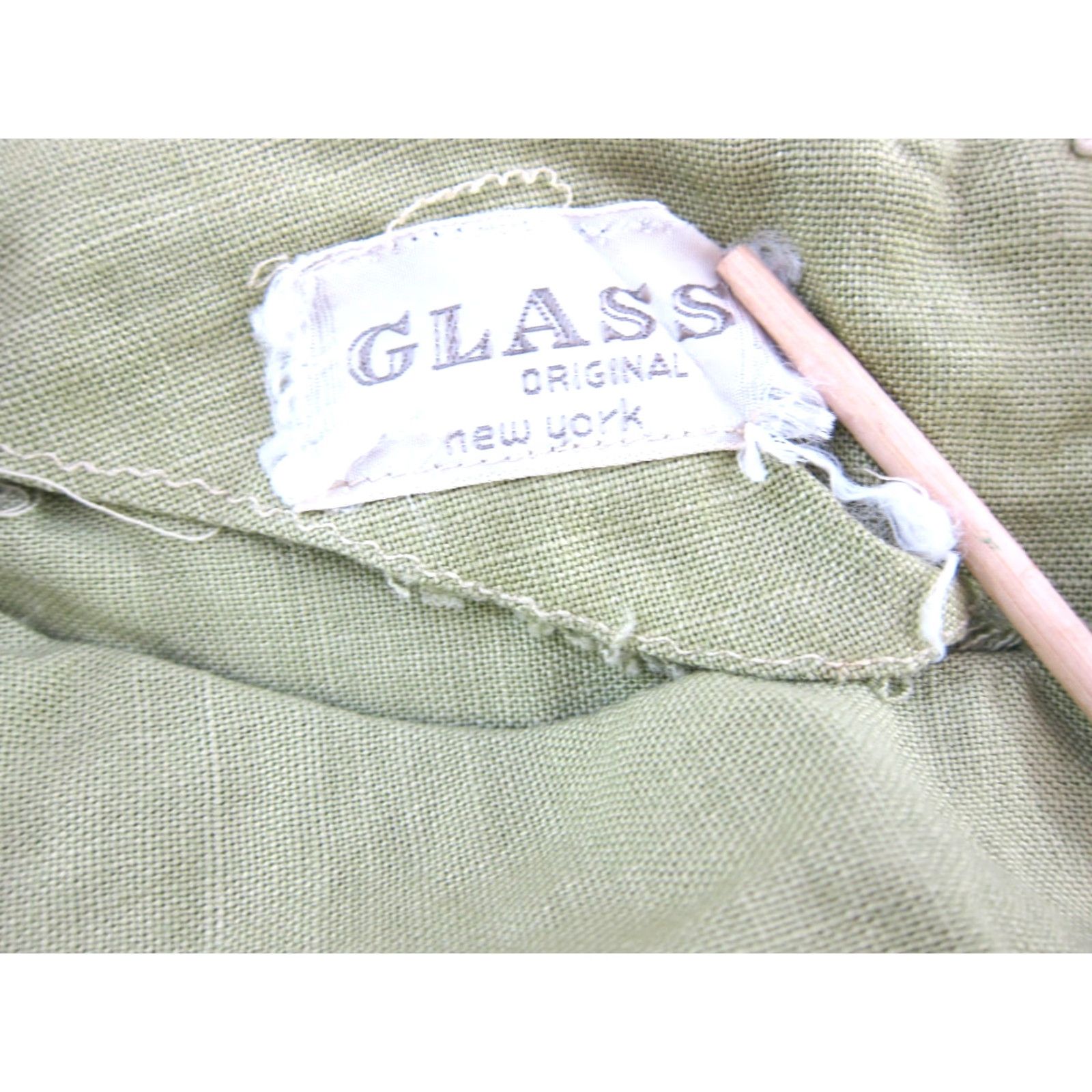 Vintage VINTAGE GLASS NEW York Green Blue Floral Embroidered Short Sleeve Sheath Dress S Size 28" / US 6 / IT 42 - 3 Thumbnail