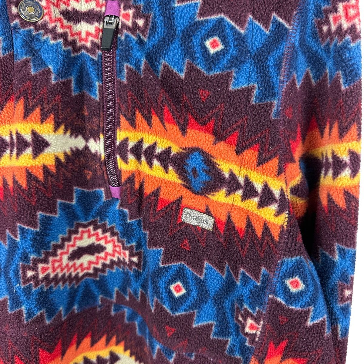 Dravus Mens Y2K Dravus Aztec Quarter Zip Fleece Jackey Size US L / EU 52-54 / 3 - 4 Thumbnail