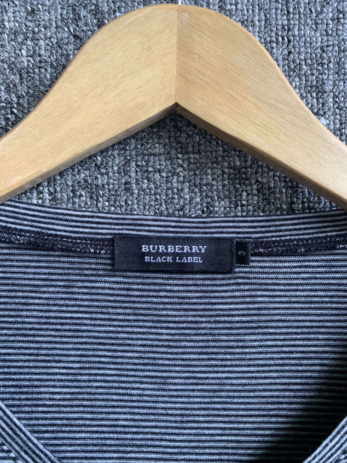 Burberry Burberry Black Label Stripe Long Sleeve Size US M / EU 48-50 / 2 - 3 Thumbnail