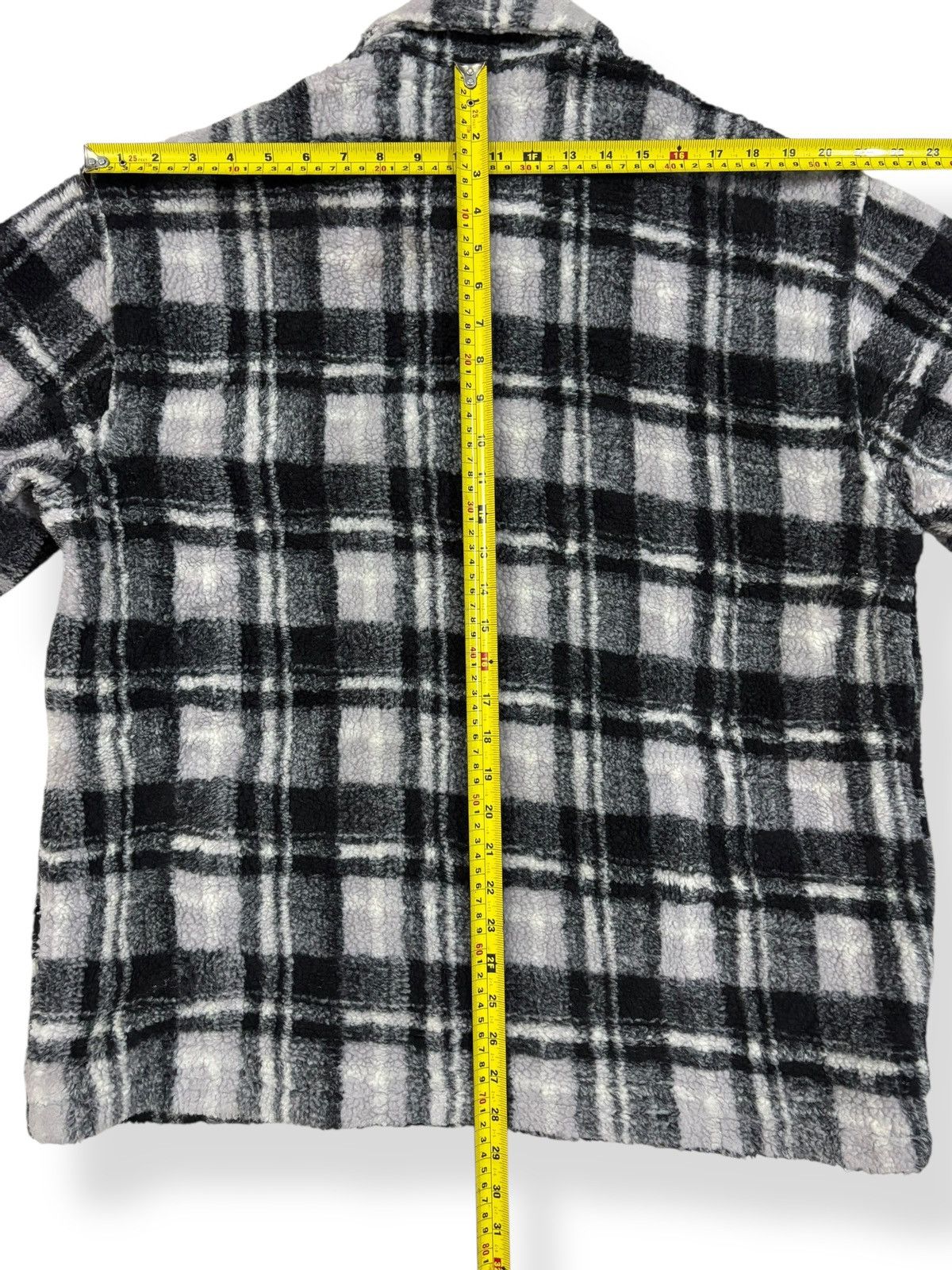 Vintage Piko Hawaiian Plaid Fleece Zipper Gorpcore Jacket