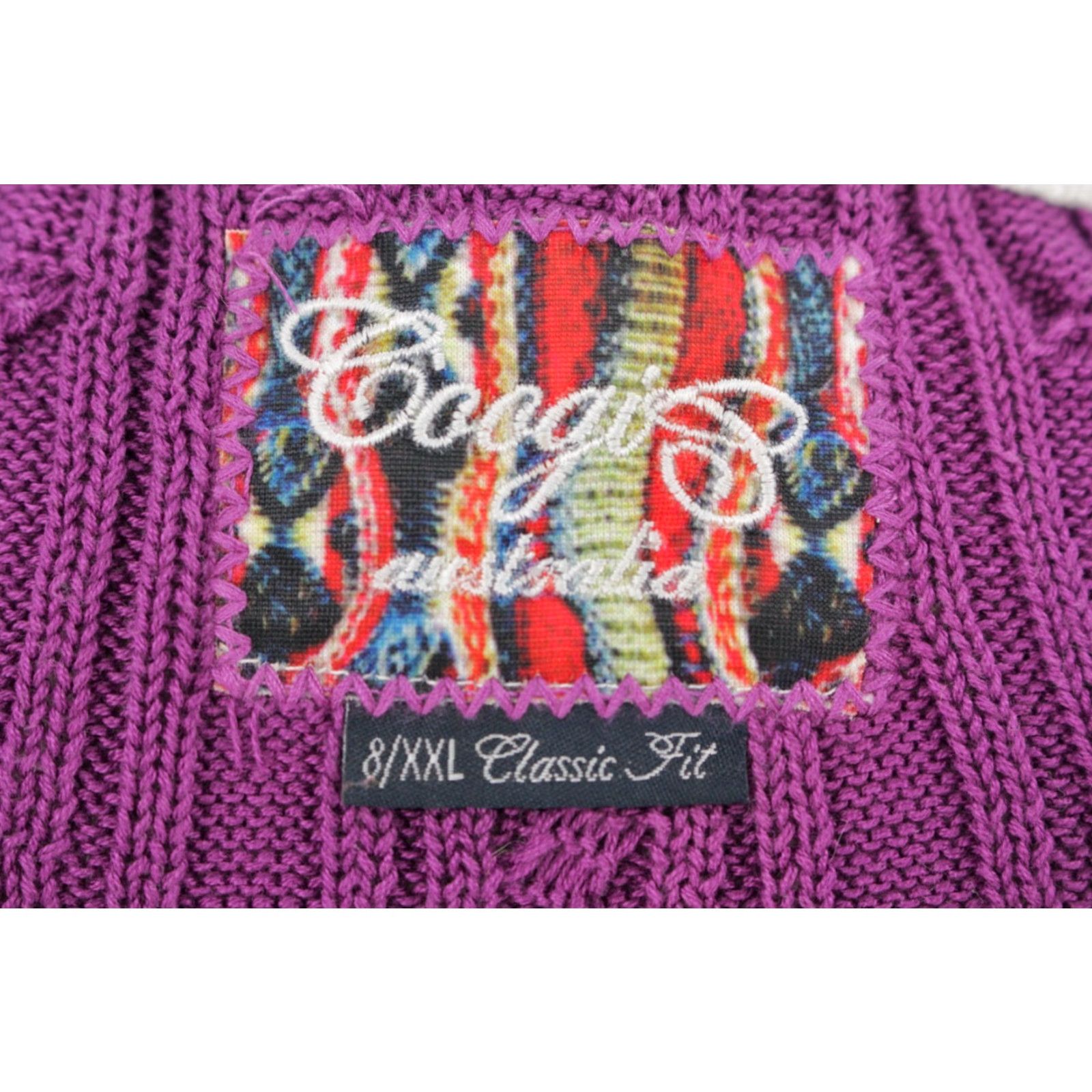 Coogi VTG Coogi Sweater Shirt 2XL Adults Purple 2000s Early 2000s Vintage Casual Mens Womens Size US XXL / EU 58 / 5 - 4 Thumbnail