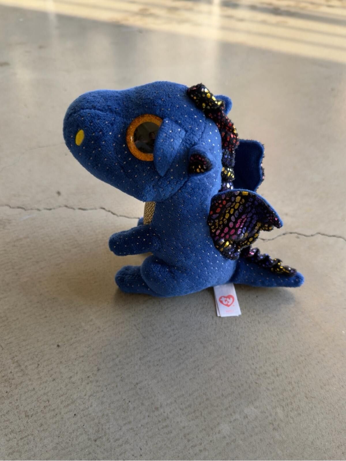 Tyler The Creator Ty Beanie Boo / Dragon Plush Stuffed Animal / blue Size ONE SIZE - 6 Thumbnail
