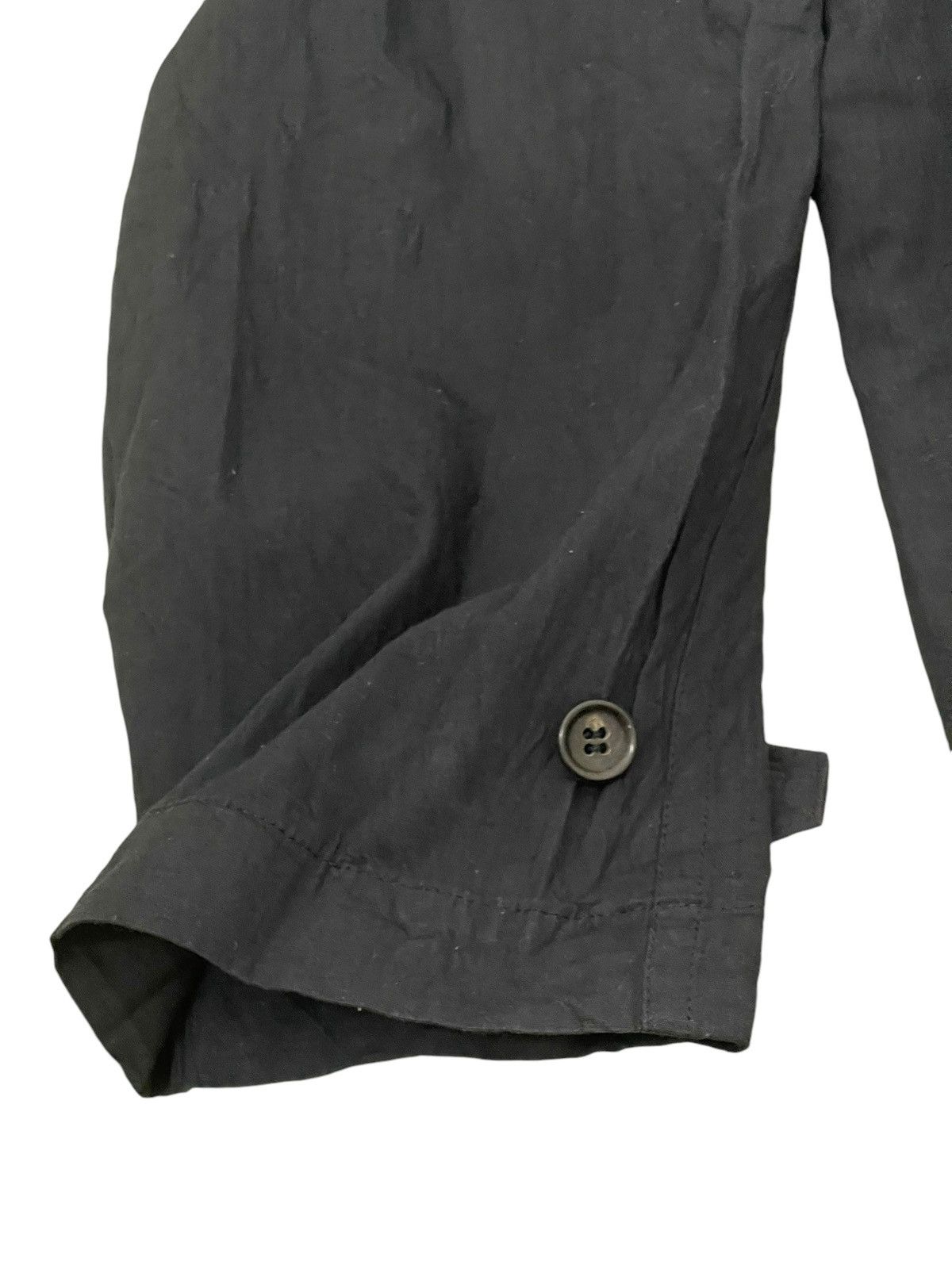 Comme des Garcons Archive 90s CDGH Trench Coat Black Cotton Wool lining 6🟩1 Size US M / EU 48-50 / 2 - 11 Thumbnail