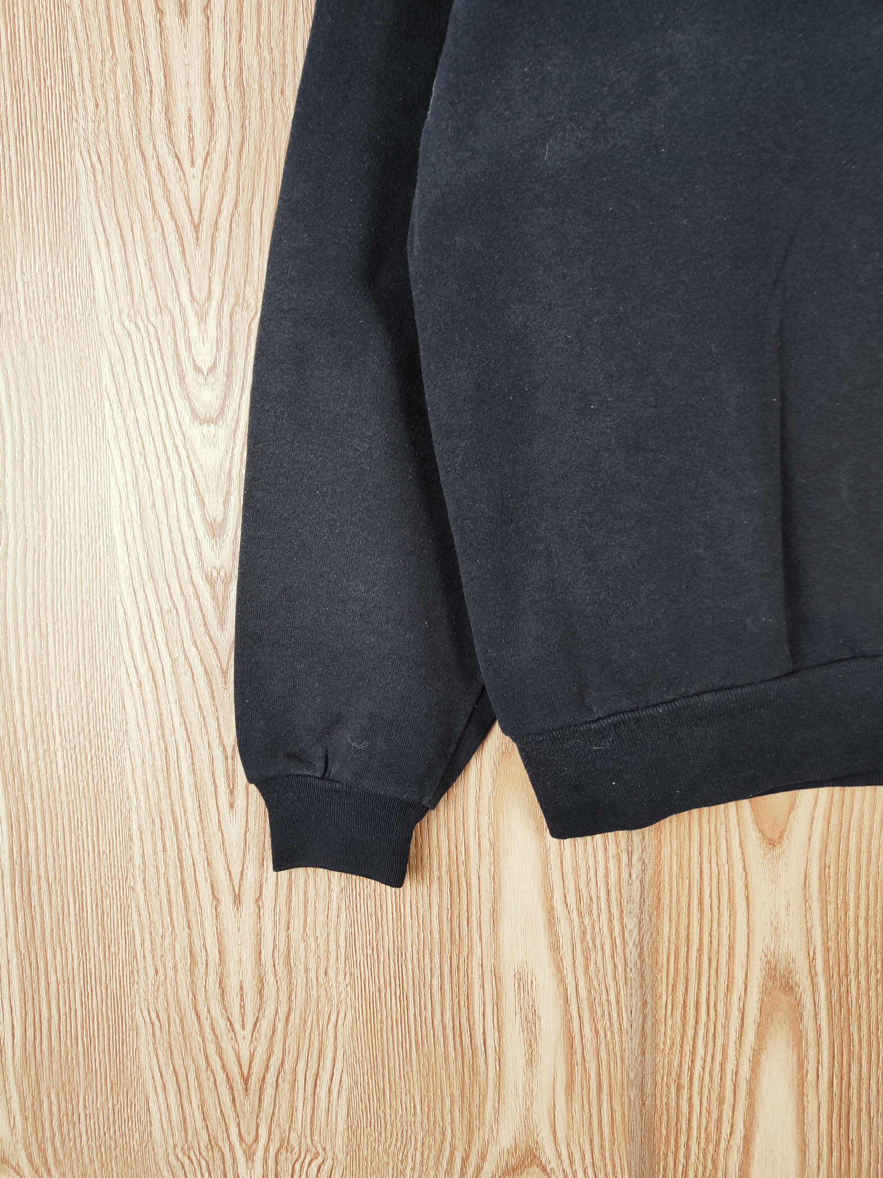 Vintage Robert August Black Faded Sweatshirts #W039 Size US L / EU 52-54 / 3 - 5 Thumbnail