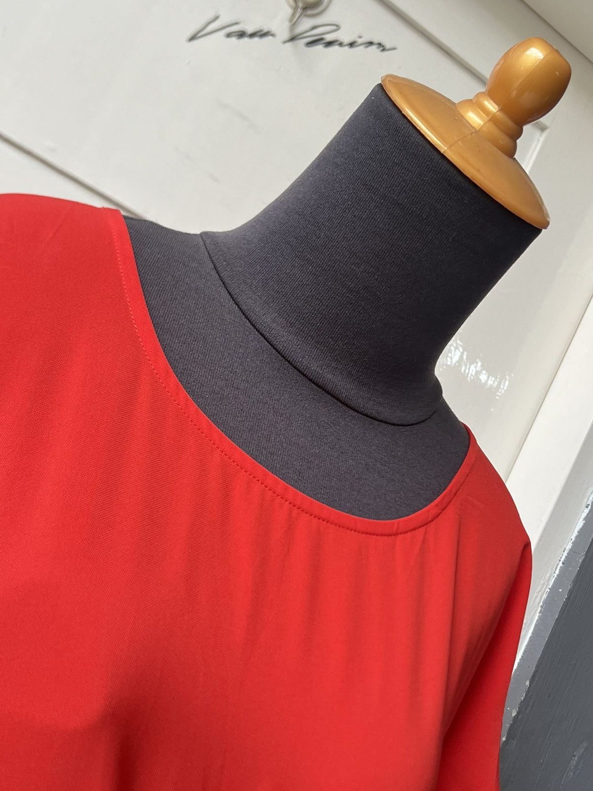 Fendi Fendi Red Midi Dress Size XS / US 0-2 / IT 36-38 - 10 Thumbnail