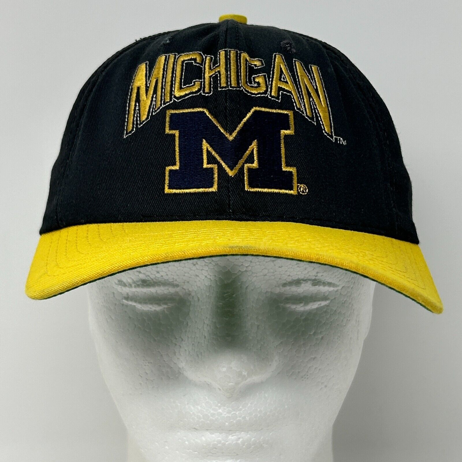 The Game Vintage 90s Michigan Wolverines Hat Baseball Cap The Game Size ONE SIZE - 2 Thumbnail