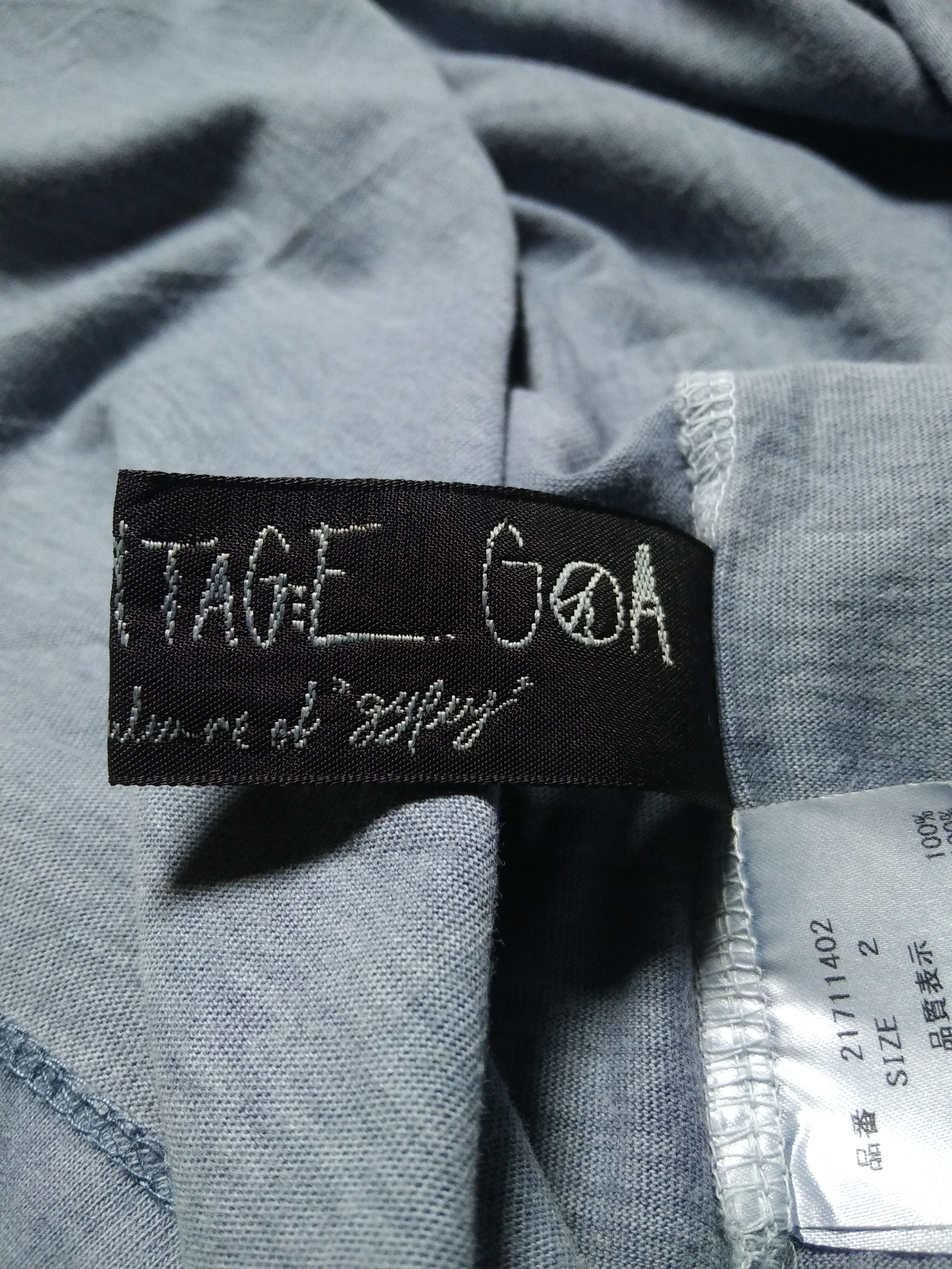 If Six Was Nine × Le Grande Bleu (L.G.B.) VTG 00s Archive GOA Japan T shirt Size US M / EU 48-50 / 2 - 6 Thumbnail