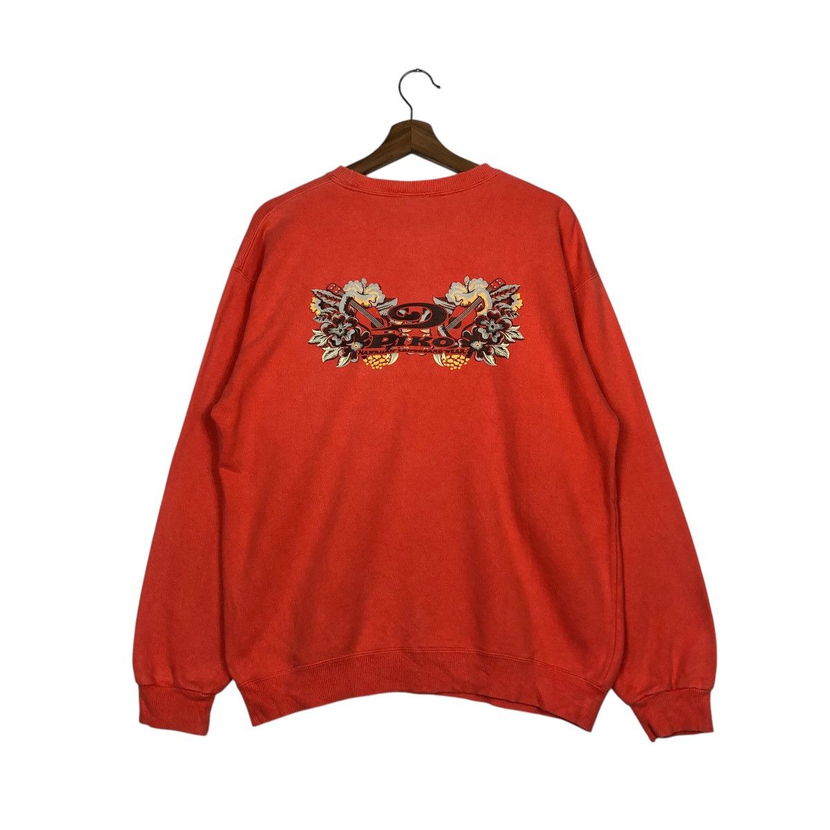 Japanese Brand × Vintage 📌Vintage Sweatshirt Hawaii Piko Big Logo Over Print Size US L / EU 52-54 / 3 - 9 Thumbnail