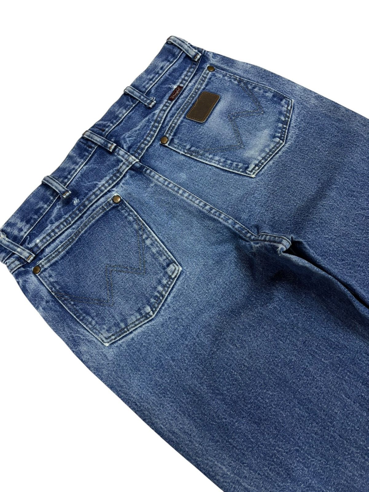 Vintage × Wrangler Vintage Wrangler Blue Relaxed Jeans Size US 34 / EU 50 - 6 Thumbnail