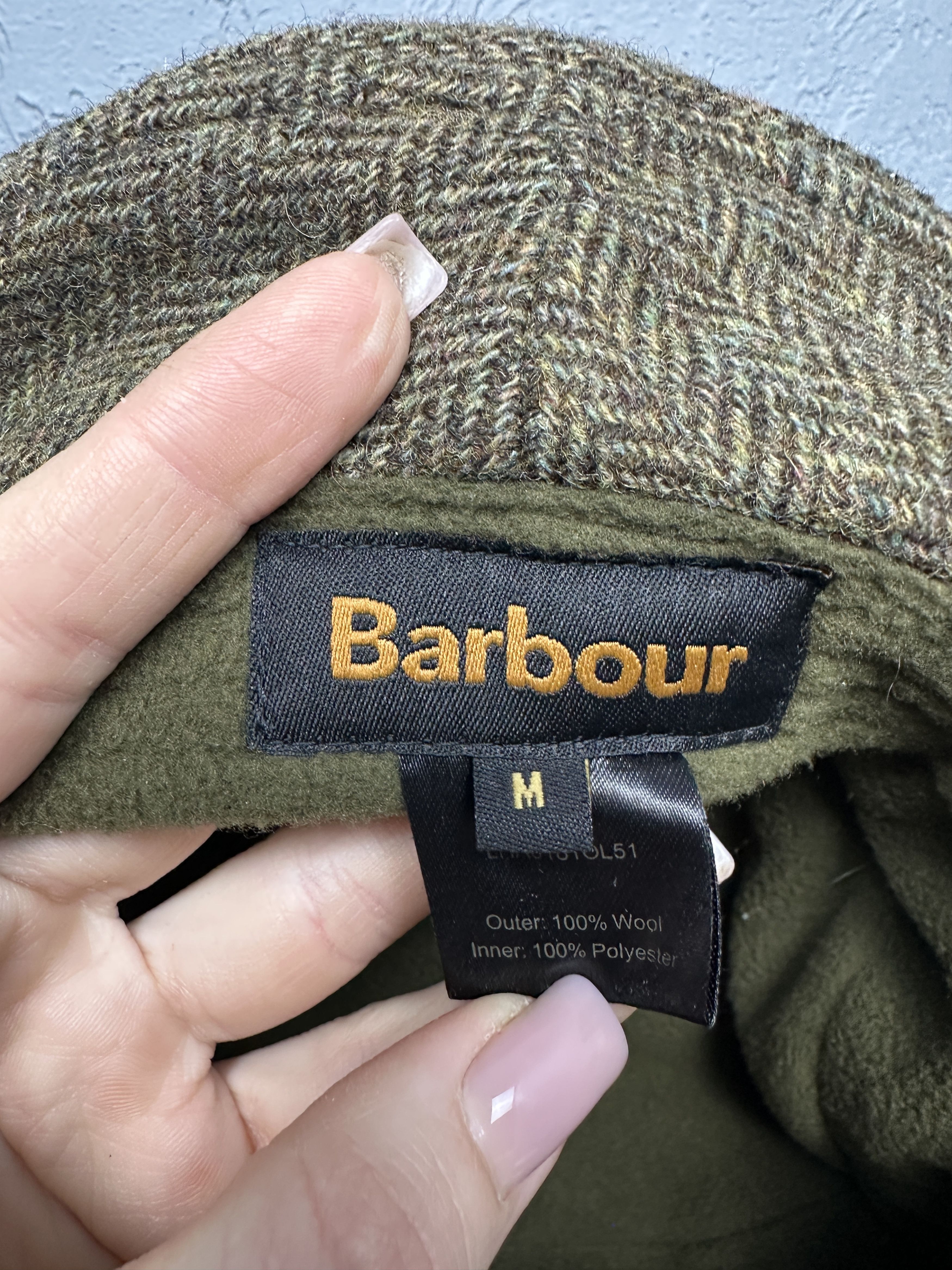 Barbour Barbour Vintage Mens Wool Bucket Hat Cap Size ONE SIZE - 7 Thumbnail