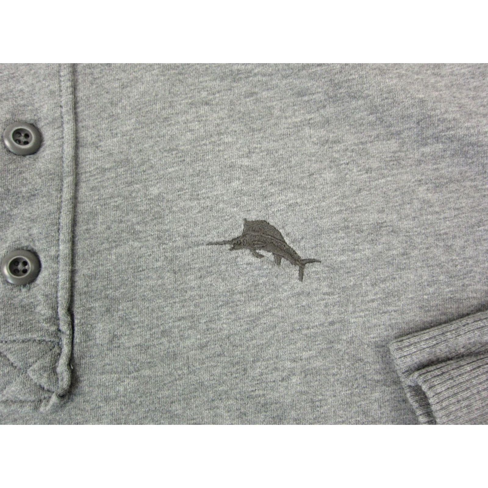 Tommy Bahama Tommy Bahama Shirt Adult Medium Gray Relax Pro Leisure Consultant Mens Henley Shirt T-Shirt Mens Size US M / EU 48-50 / 2 - 4 Thumbnail