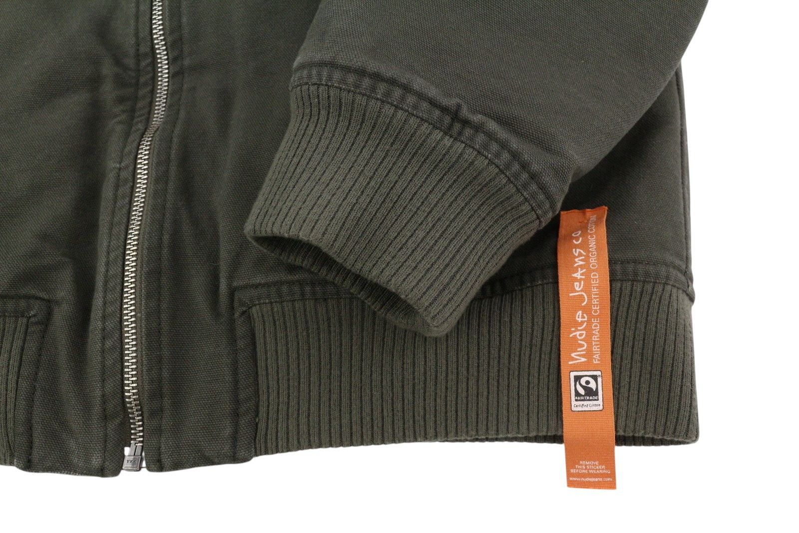 Nudie Jeans M Grey Full Zip Patch Pockets Lined Lightweight 86392 Size US M / EU 48-50 / 2 - 6 Thumbnail