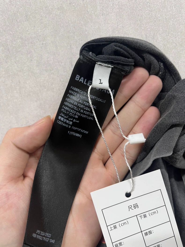 Balenciaga Balenciaga Georgian Night View Washed Long Sleeve Shirt, S Size US S / EU 44-46 / 1 - 5 Thumbnail