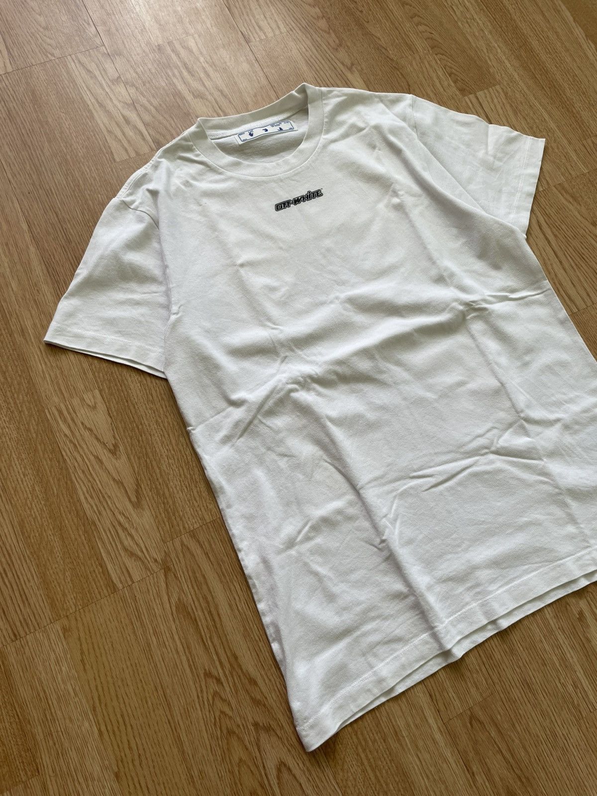 Off-White × Virgil Abloh Off-White White T-Shirt Size US M / EU 48-50 / 2 - 2 Thumbnail