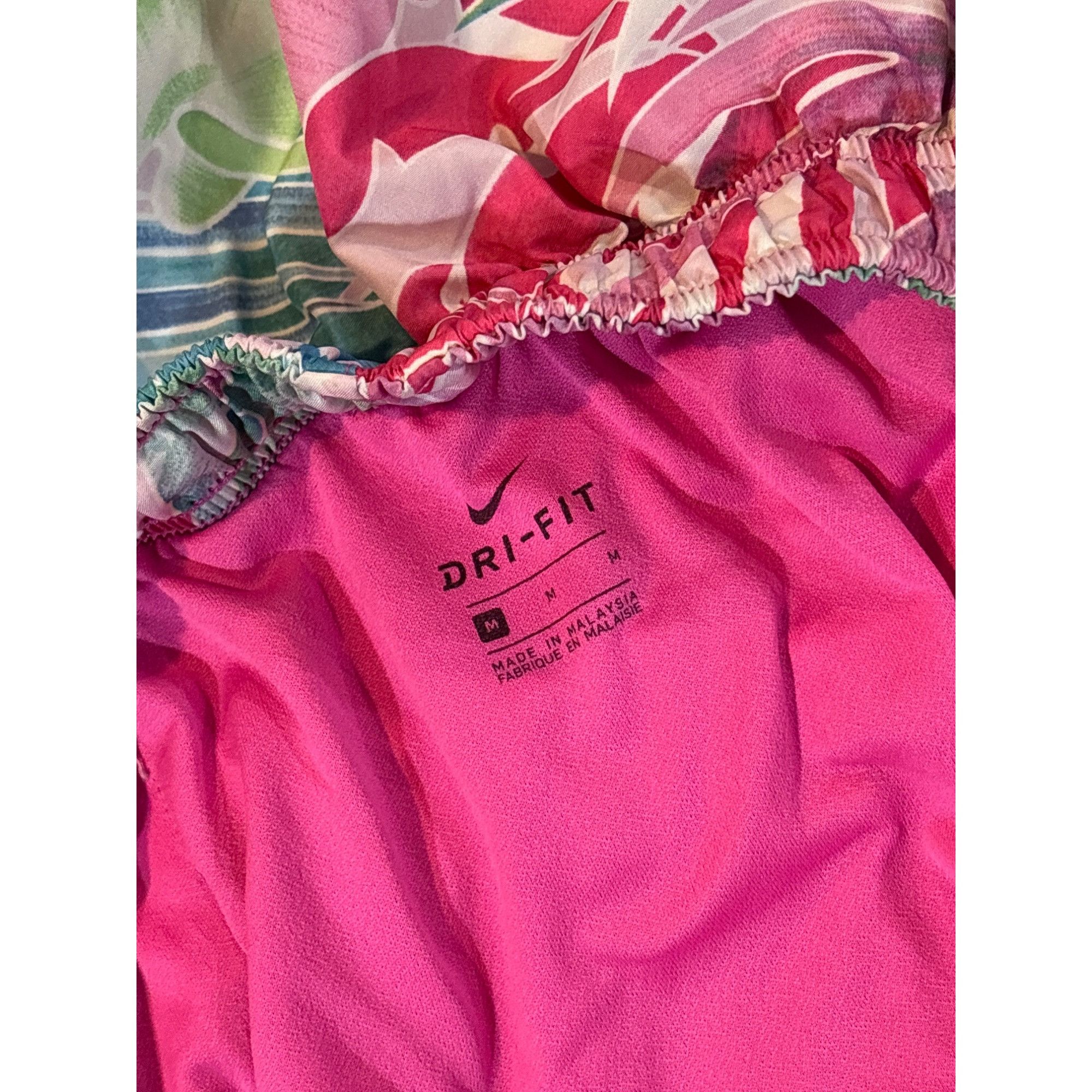 Nike Tropical Print NIKE Dri-FIT Women's Running Shorts Size 33" - 4 Thumbnail