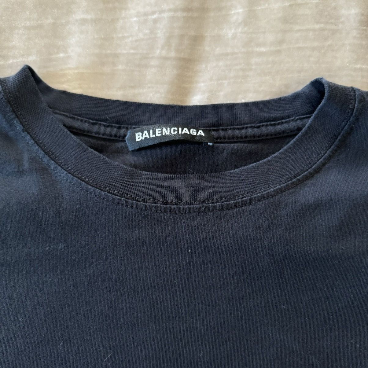 Balenciaga Balenciaga Small Logo Oversized T-Shirt Size US L / EU 52-54 / 3 - 5 Thumbnail