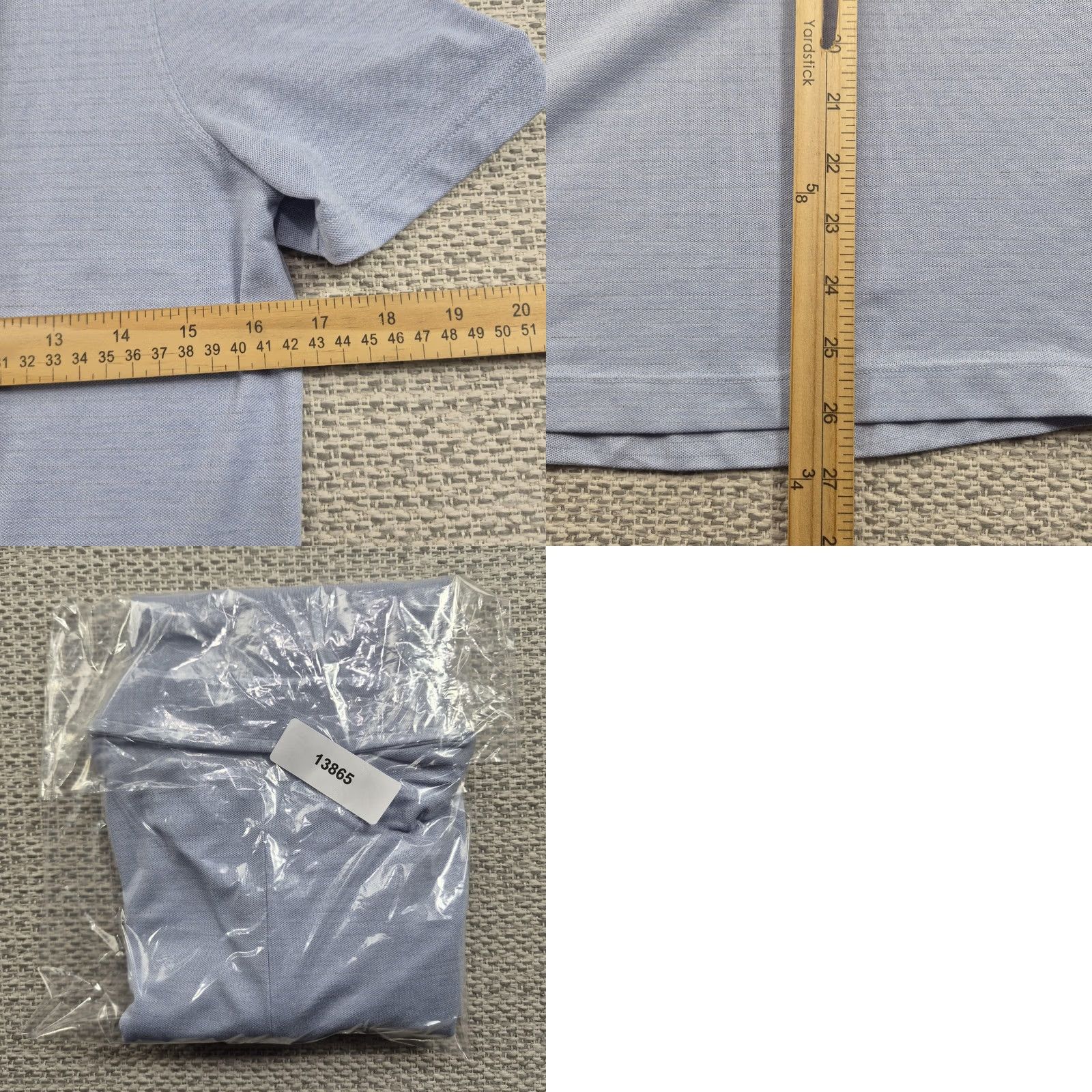 Lululemon Lululemon Polo Shirt Mens Medium Blue Solid Lightweight Performance Knit Casual Shirt Polo Size US M / EU 48-50 / 2 - 8 Thumbnail